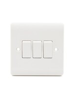 Securlec Securlec Light Switch 3 Gang 2 Way 10A