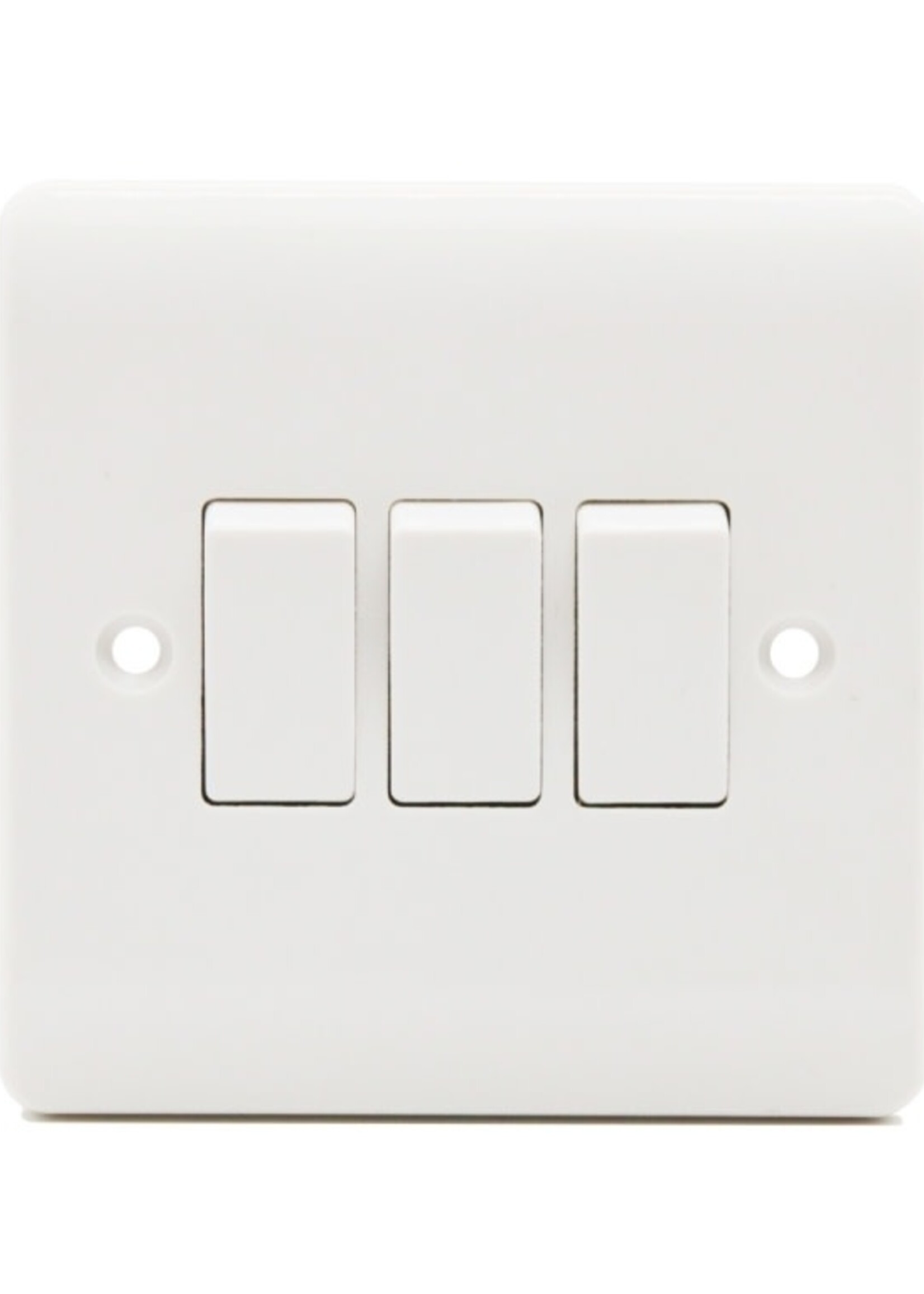 Securlec Securlec Light Switch 3 Gang 2 Way 10A