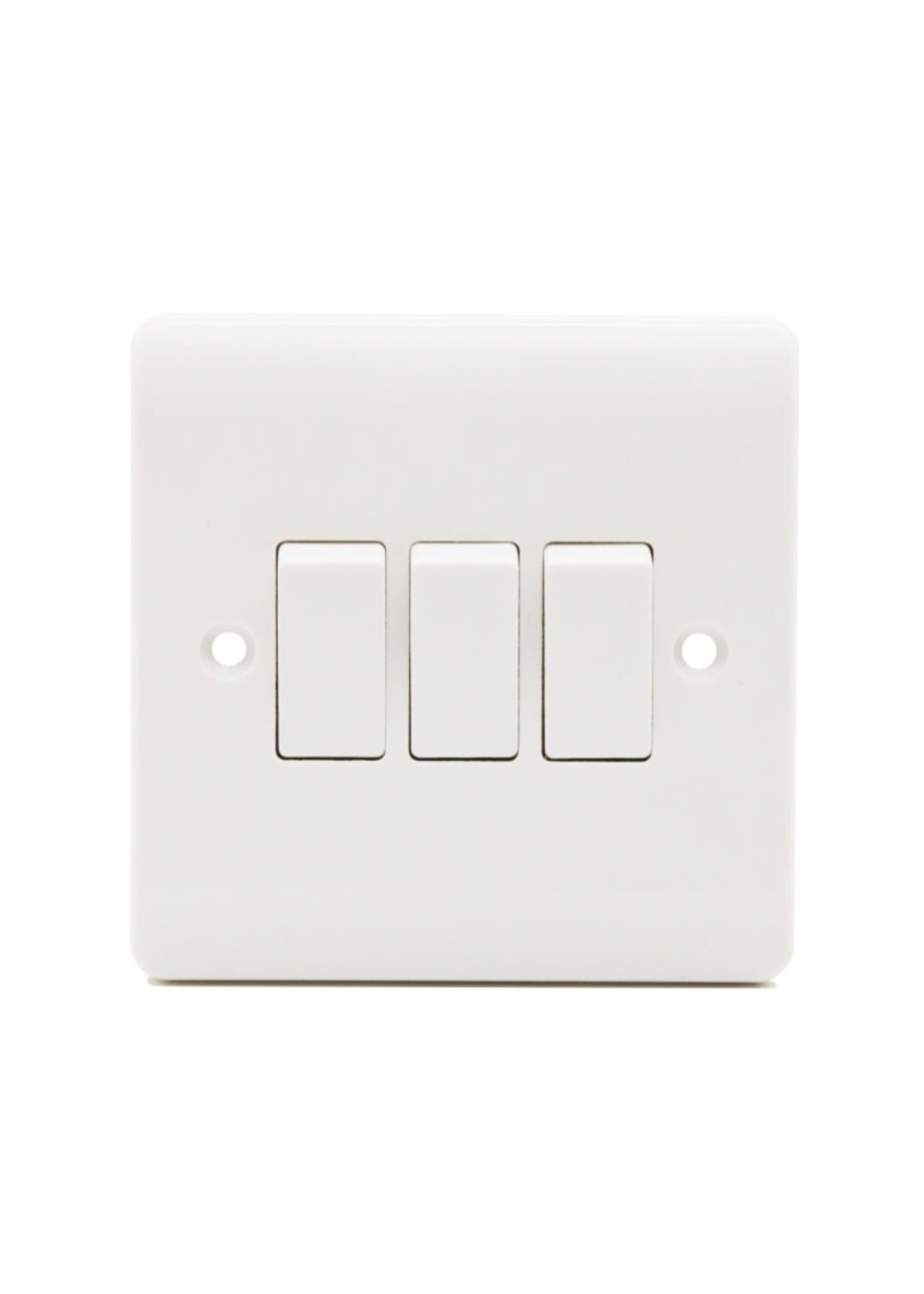 Securlec Securlec Light Switch 3 Gang 2 Way 10A