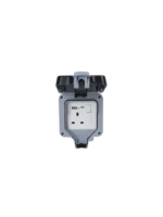 Securlec Securlec Single Outdoor Switched 1 Gang Socket With USB-A & USB-C IP66