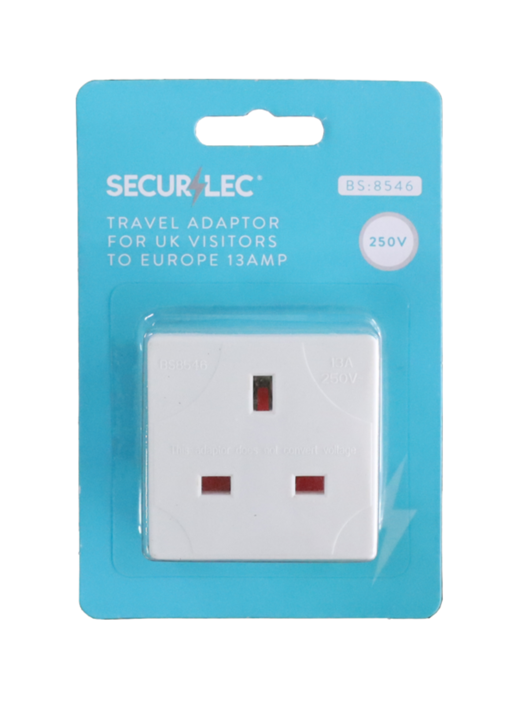 Securlec Securlec Travel Adaptor for UK to Europe 13A