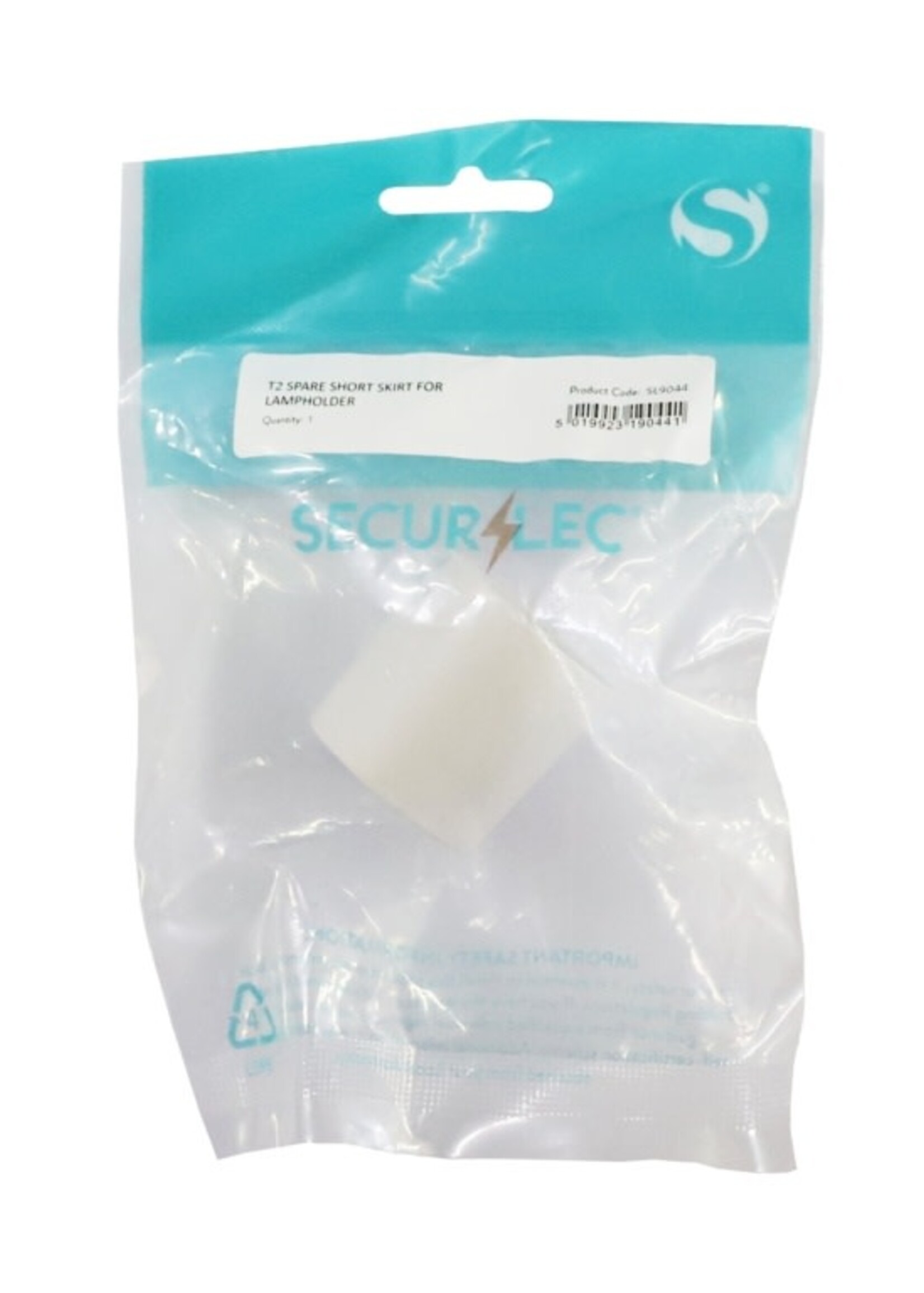 Securlec Securlec Spare Short Skirt for Lampholder White T2