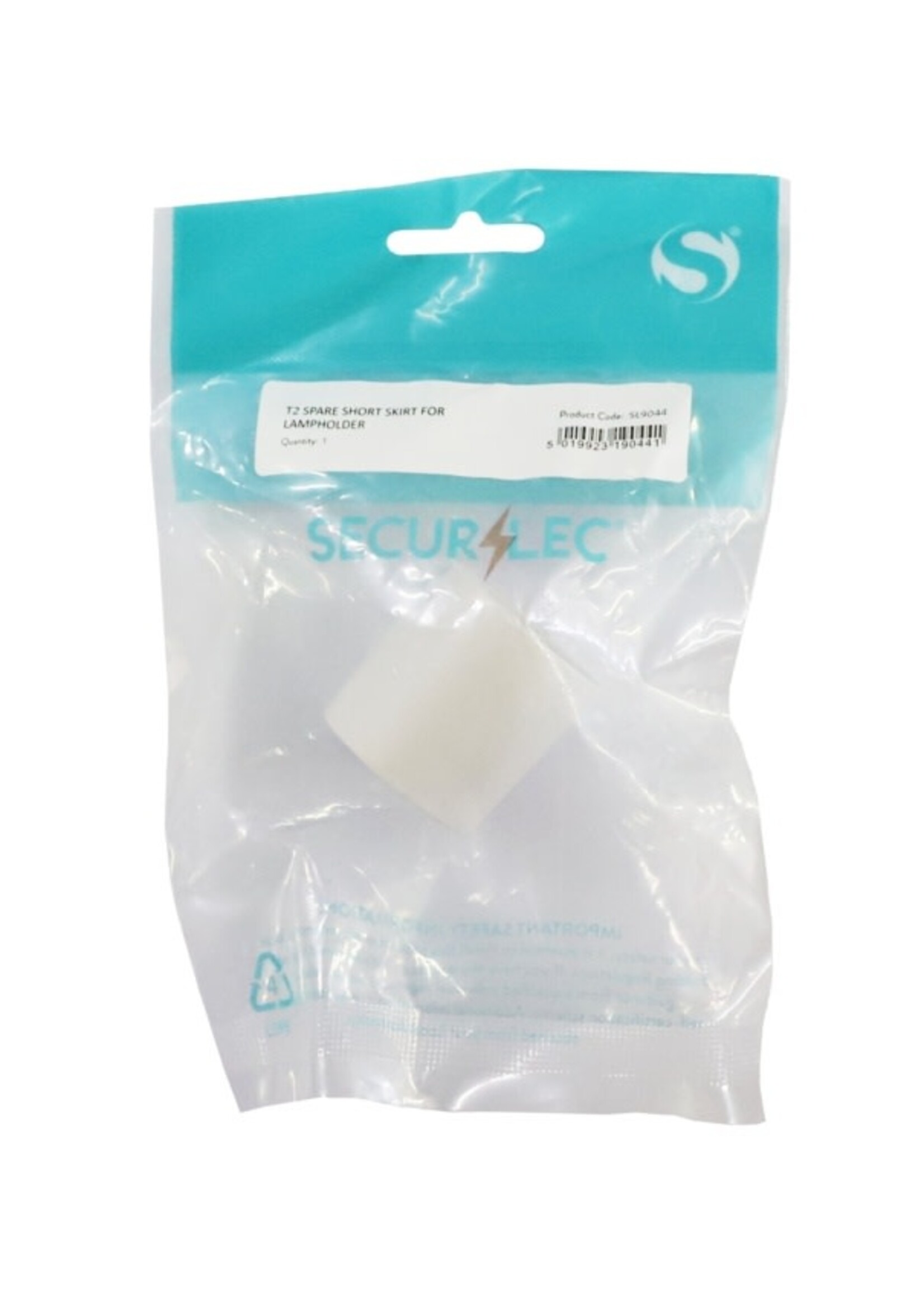 Securlec Securlec Spare Short Skirt for Lampholder White T2