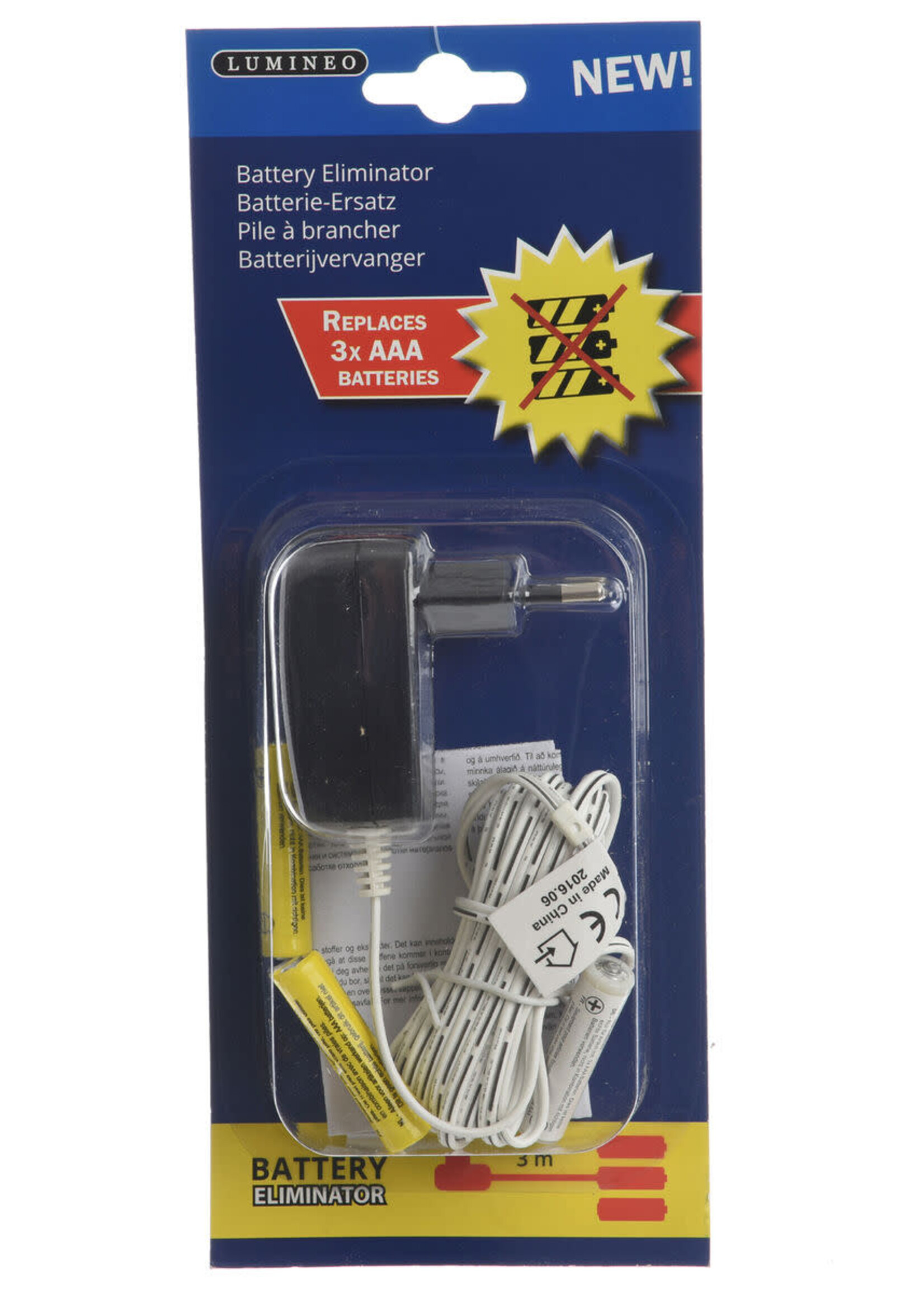 Lumineo Lumineo Battery Eliminator 3x AAA