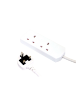 Securlec Securlec Extension Lead White 2 Gang (L)5m 13A