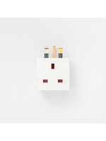Securlec Securlec 3 Way Plug In Adaptor Fused White 13 Amp