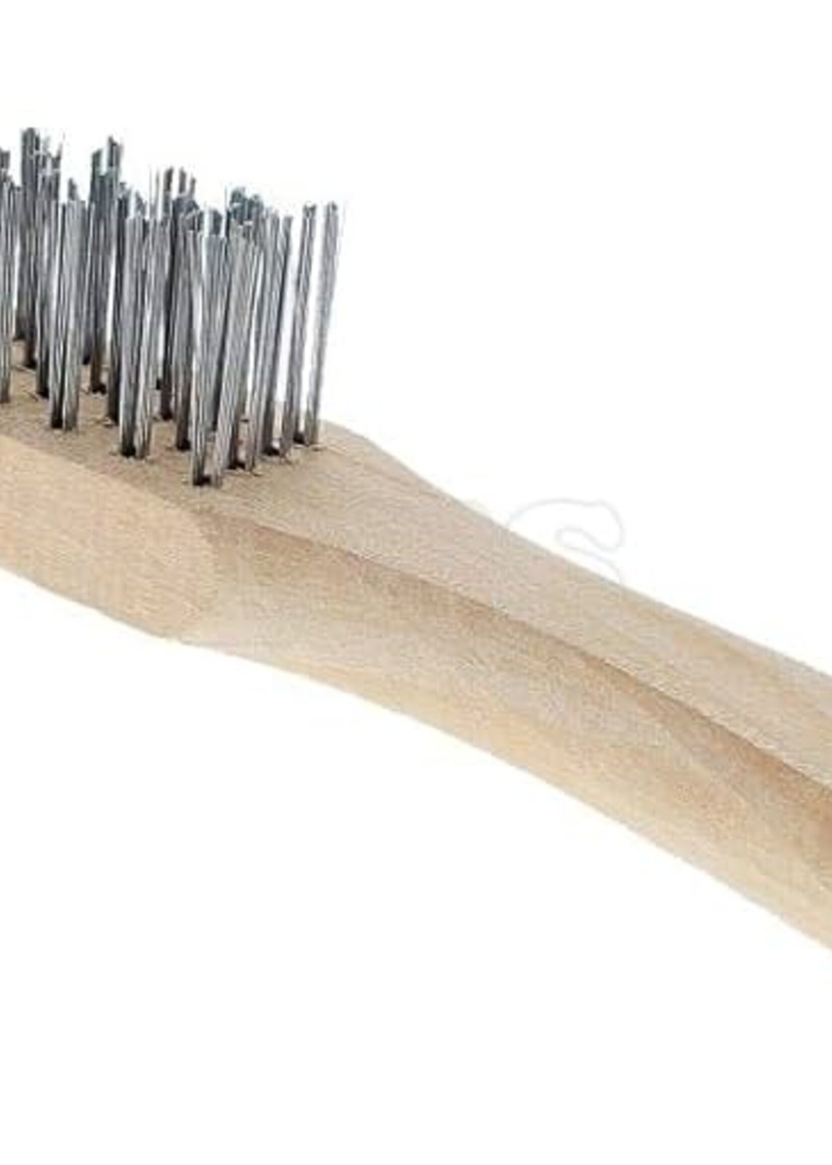 SupaTool SupaTool Wooden Handle Wire Brush 4 Rows