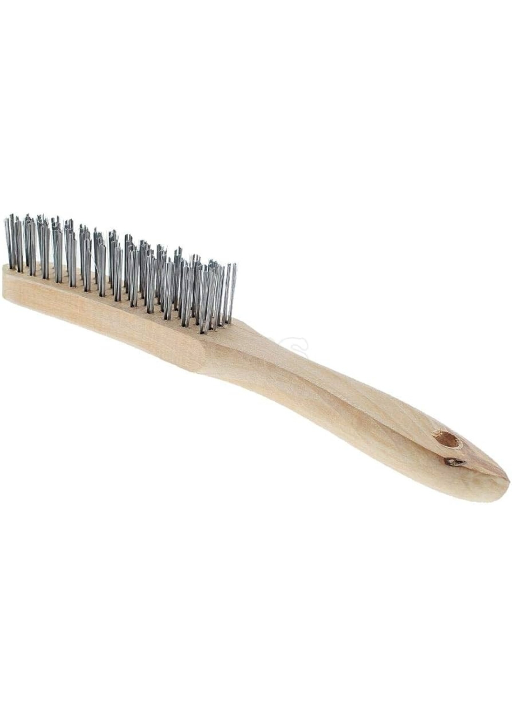 SupaTool SupaTool Wooden Handle Wire Brush 4 Rows