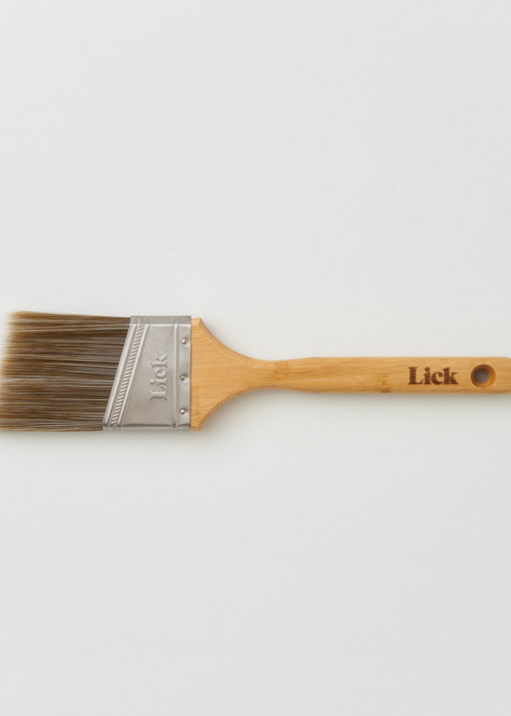 Lick Pro LickTools Eco Bamboo Handle Angle Sash Brush 2.5"