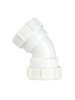 Securplumb Compression 135° Bend 40mm White