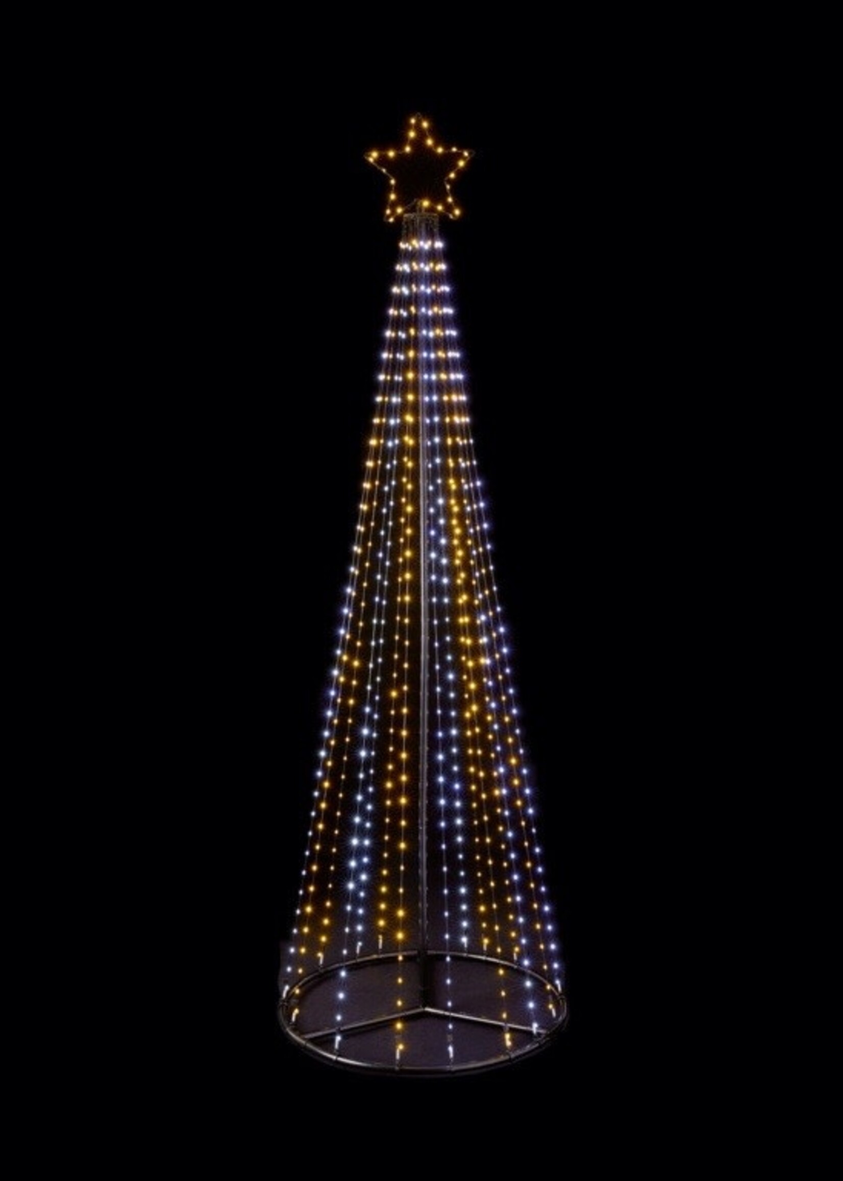 Premier Multi Action FlexiBright Pyramid Tree 2.1m