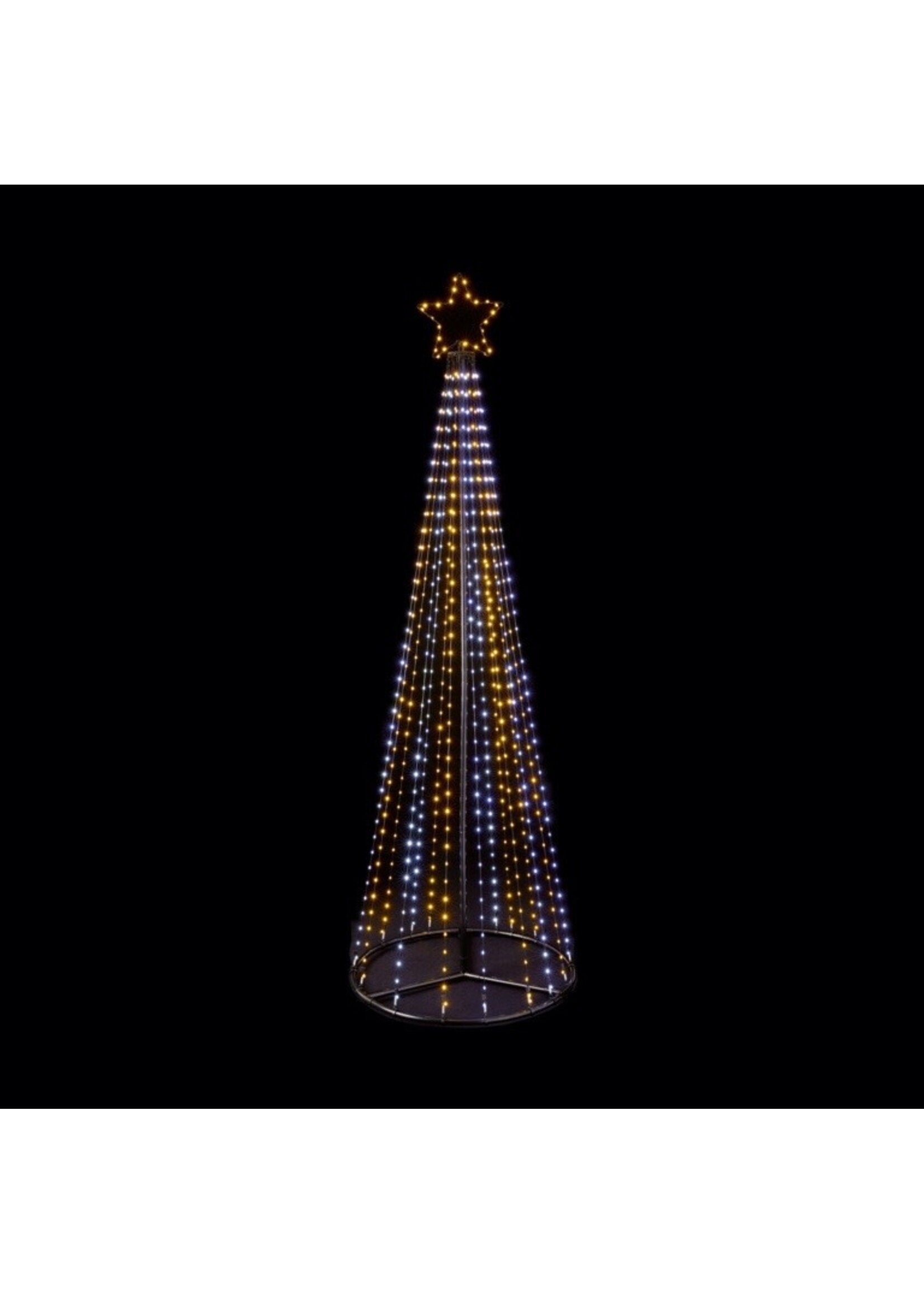 Premier Multi Action FlexiBright Pyramid Tree 2.1m