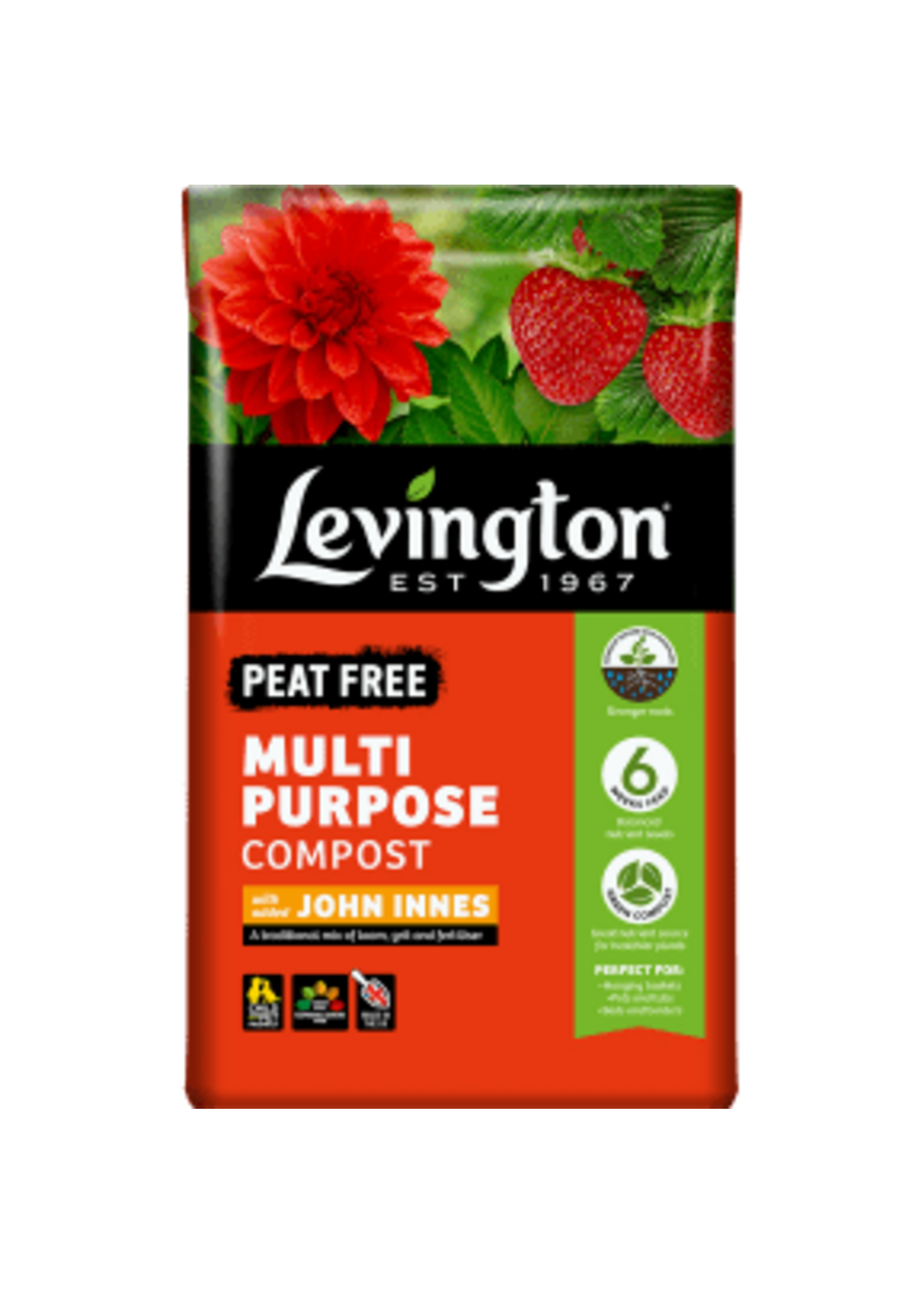 Levingtons (Scotts) Levington Multi-Purpose Peat Free Compost with John Innes 50L