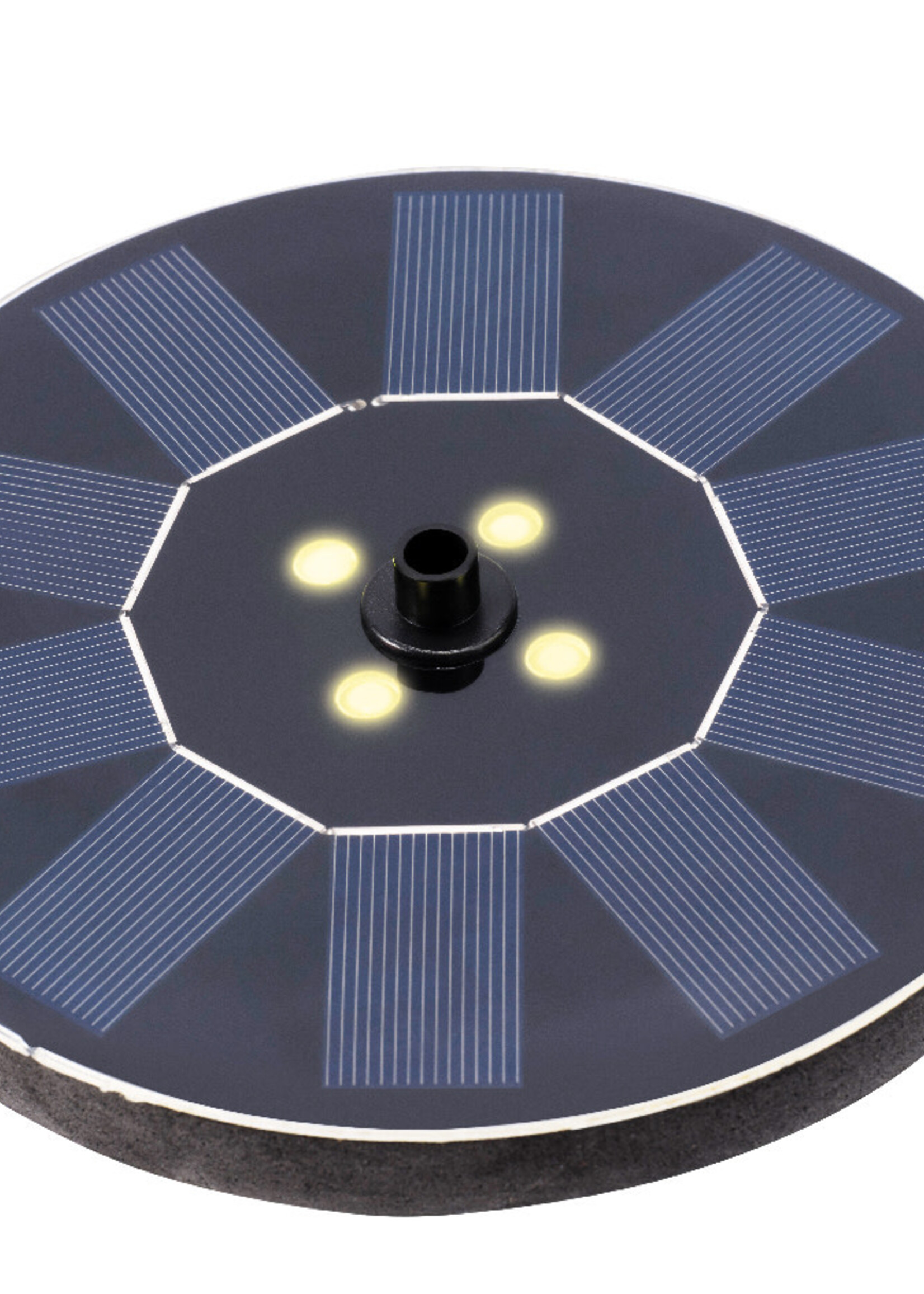 Lumineo Solar Fountain - Day and Night