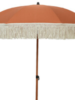 Decoris Terracotta  Parasol With Fringe Tassel