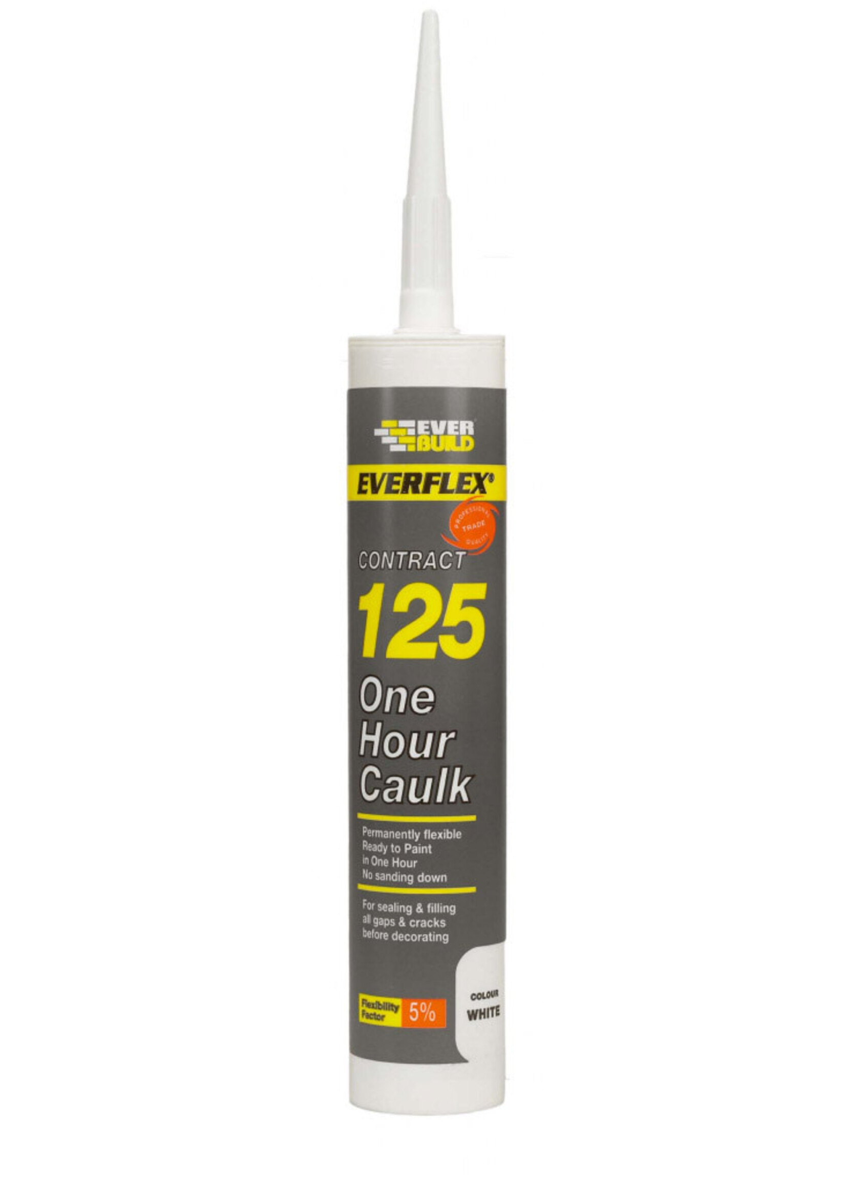 Everbuild Products Everbuild 125 1 Hour Caulk White