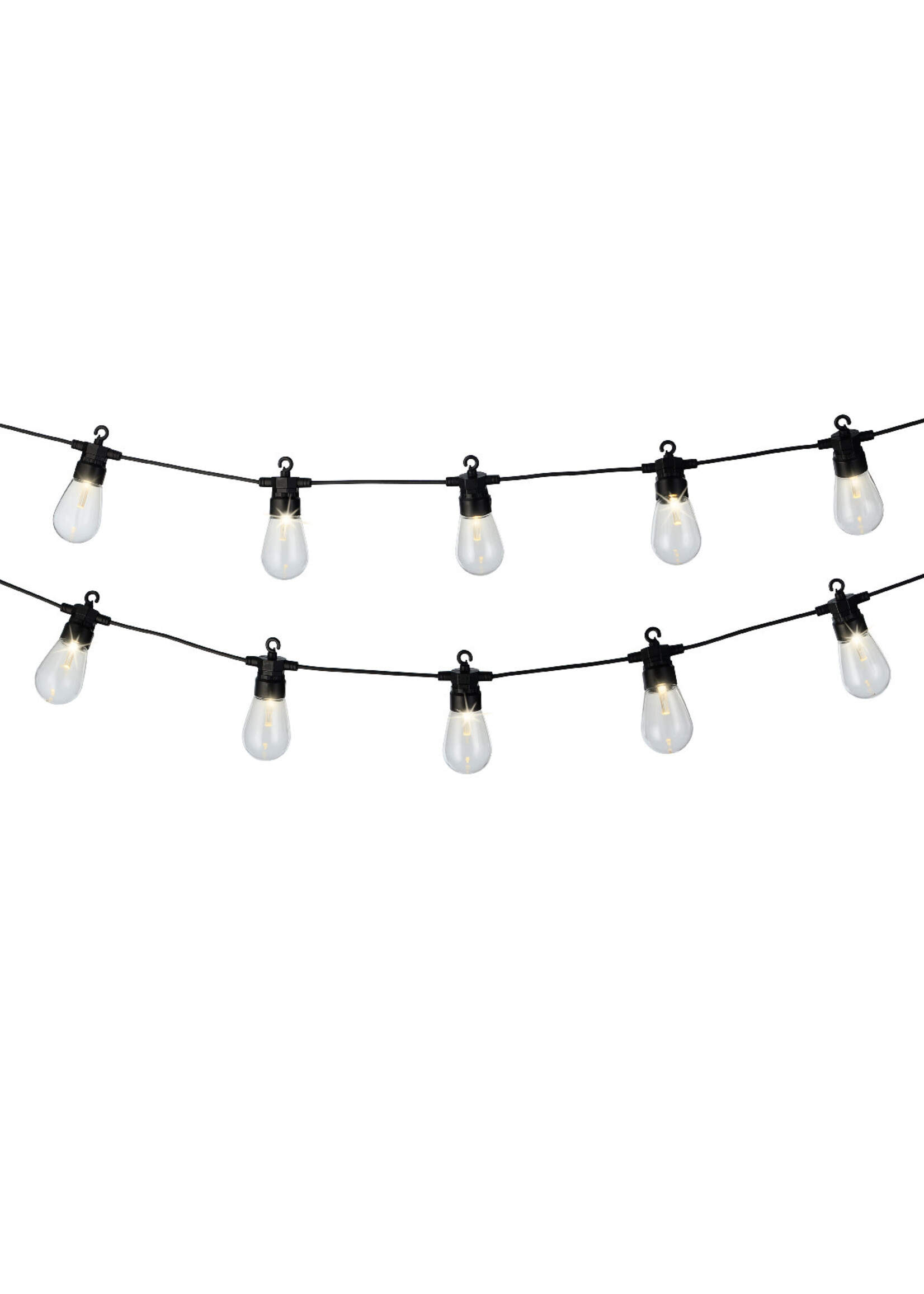 Lumineo Solar or USB partylight pvc 8 function twinkle effect