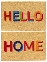 Decoris Hello / Home Coir Doormat 40x60cm