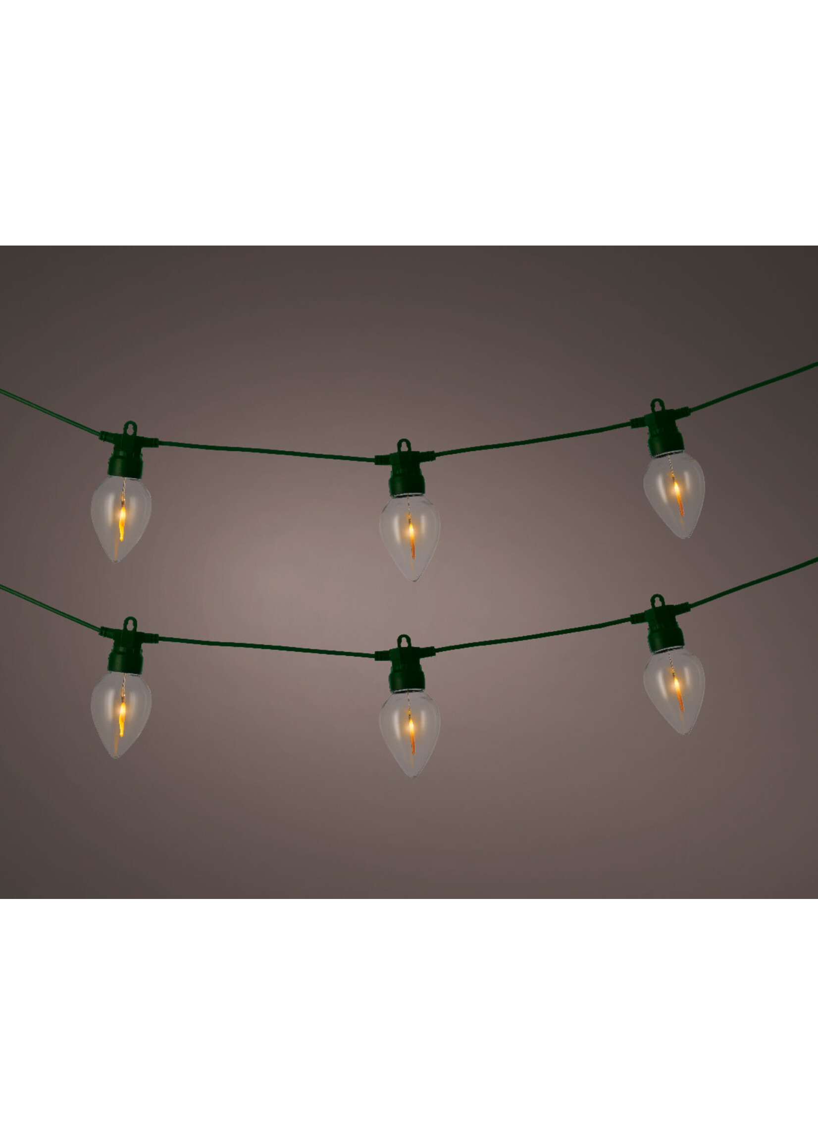 Lumineo Flame Effect String Garden LED