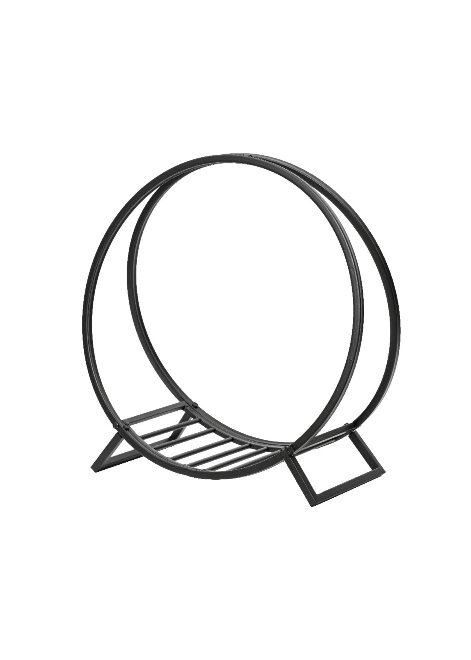 Lumineo Iron Round Log Holder 22x50x52cm
