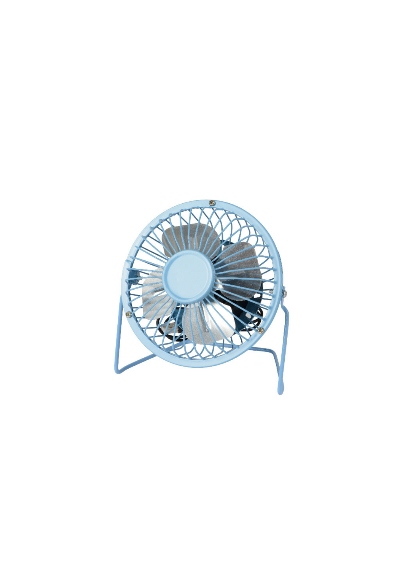 Desk Fan USB Iron 14.5x15cm
