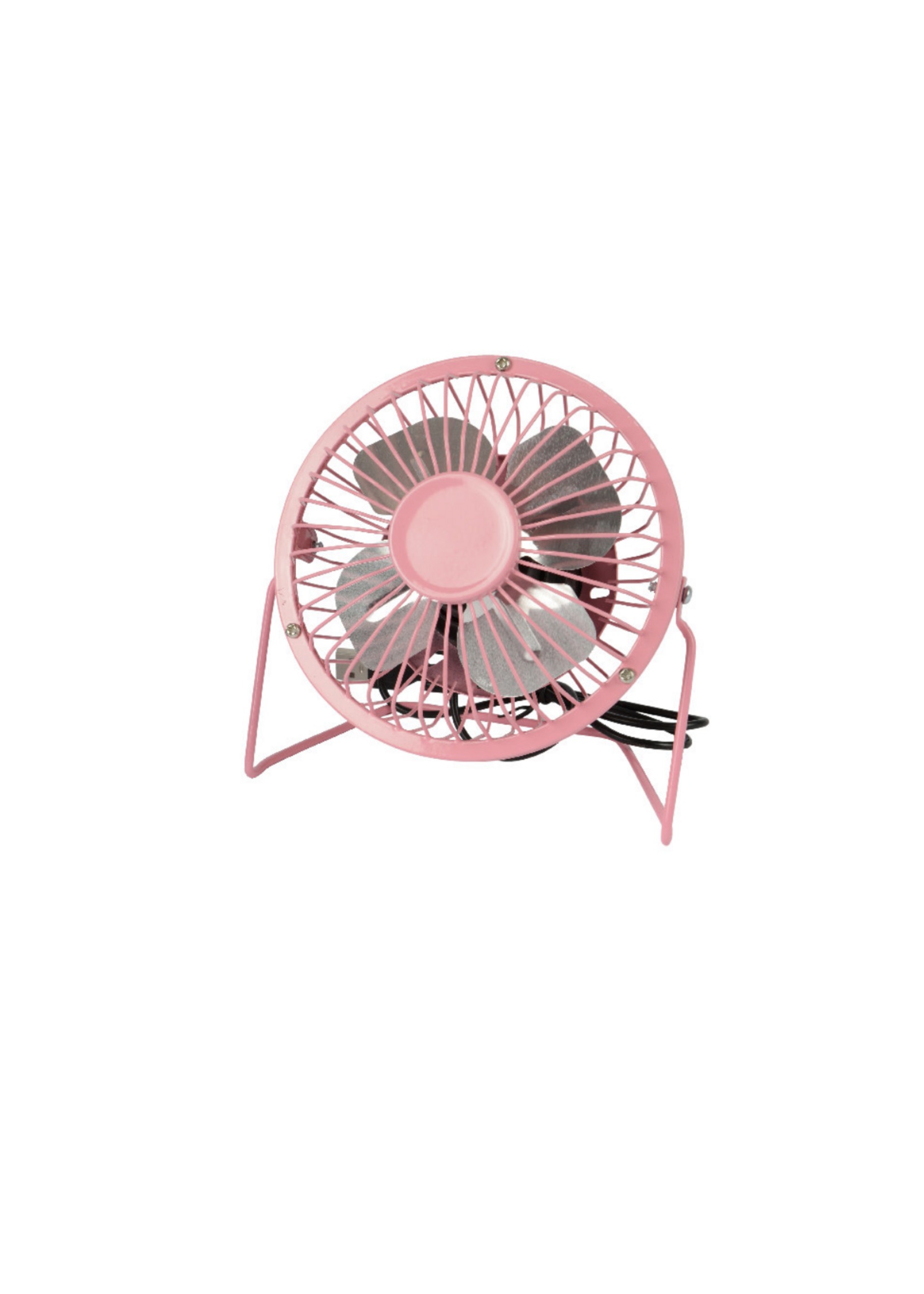 Desk Fan USB Iron 14.5x15cm