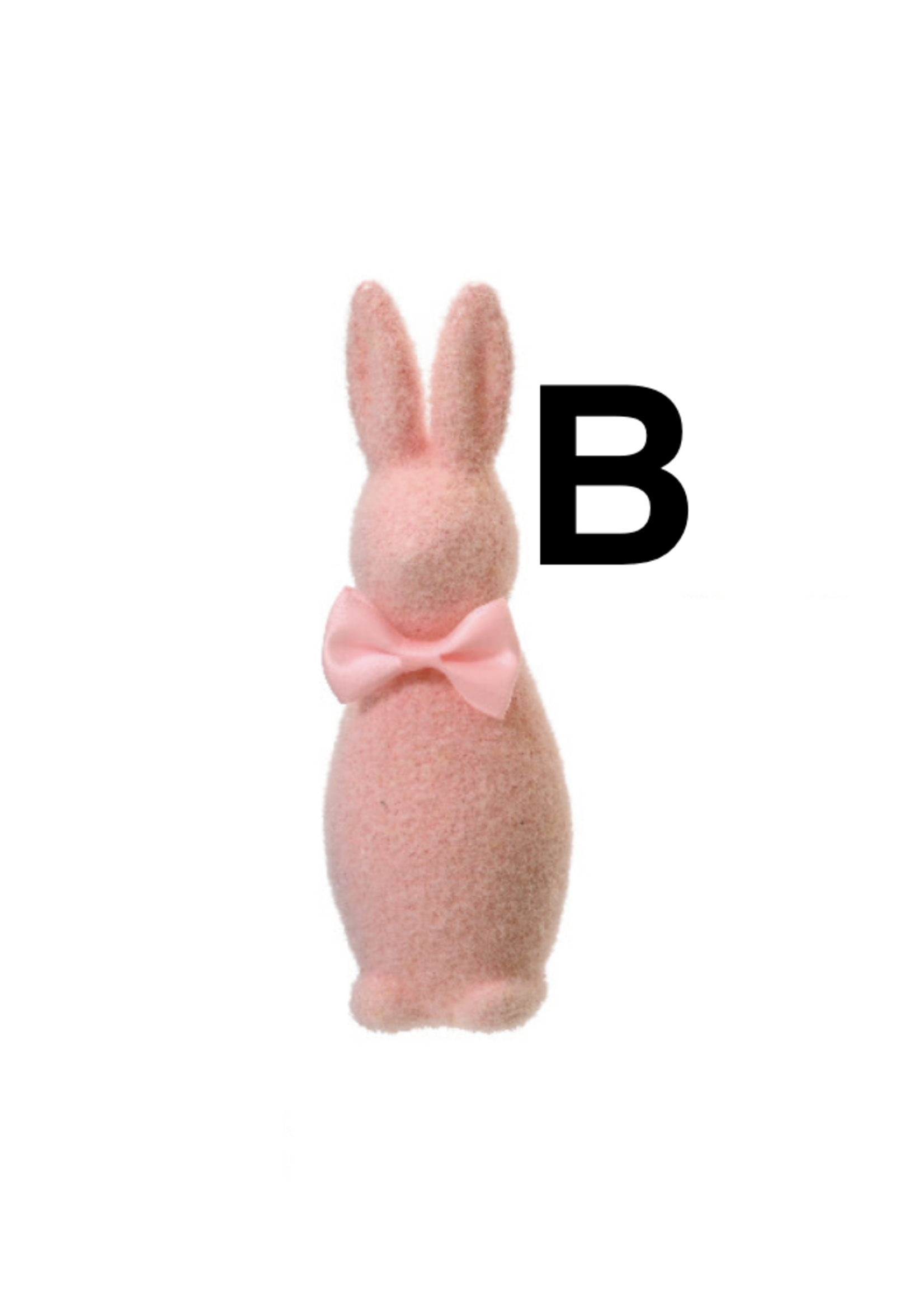 Decoris Foam Coloured  Bunny 16cm