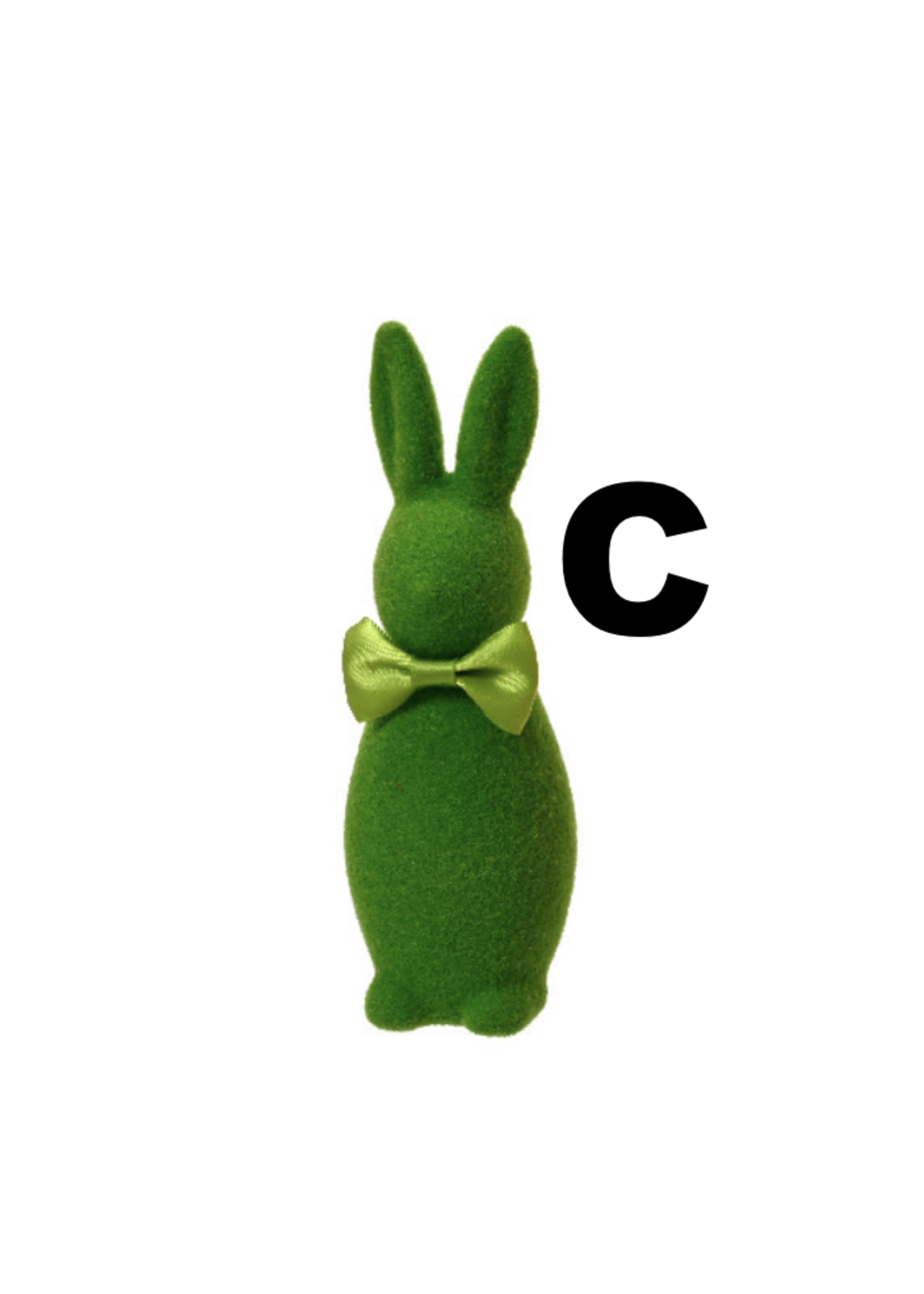 Decoris Foam Coloured  Bunny 16cm