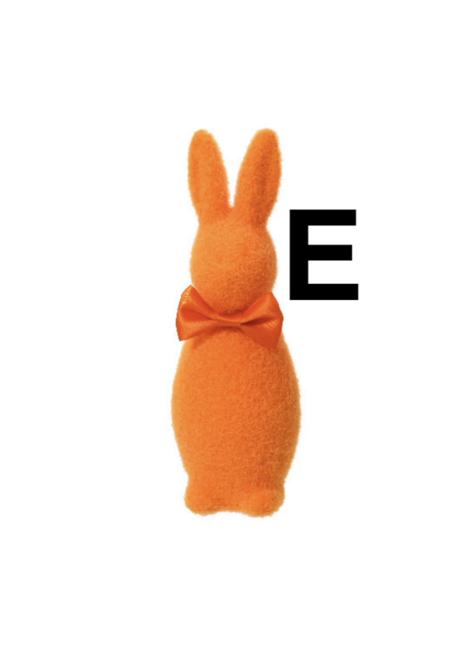 Decoris Foam Coloured  Bunny 16cm