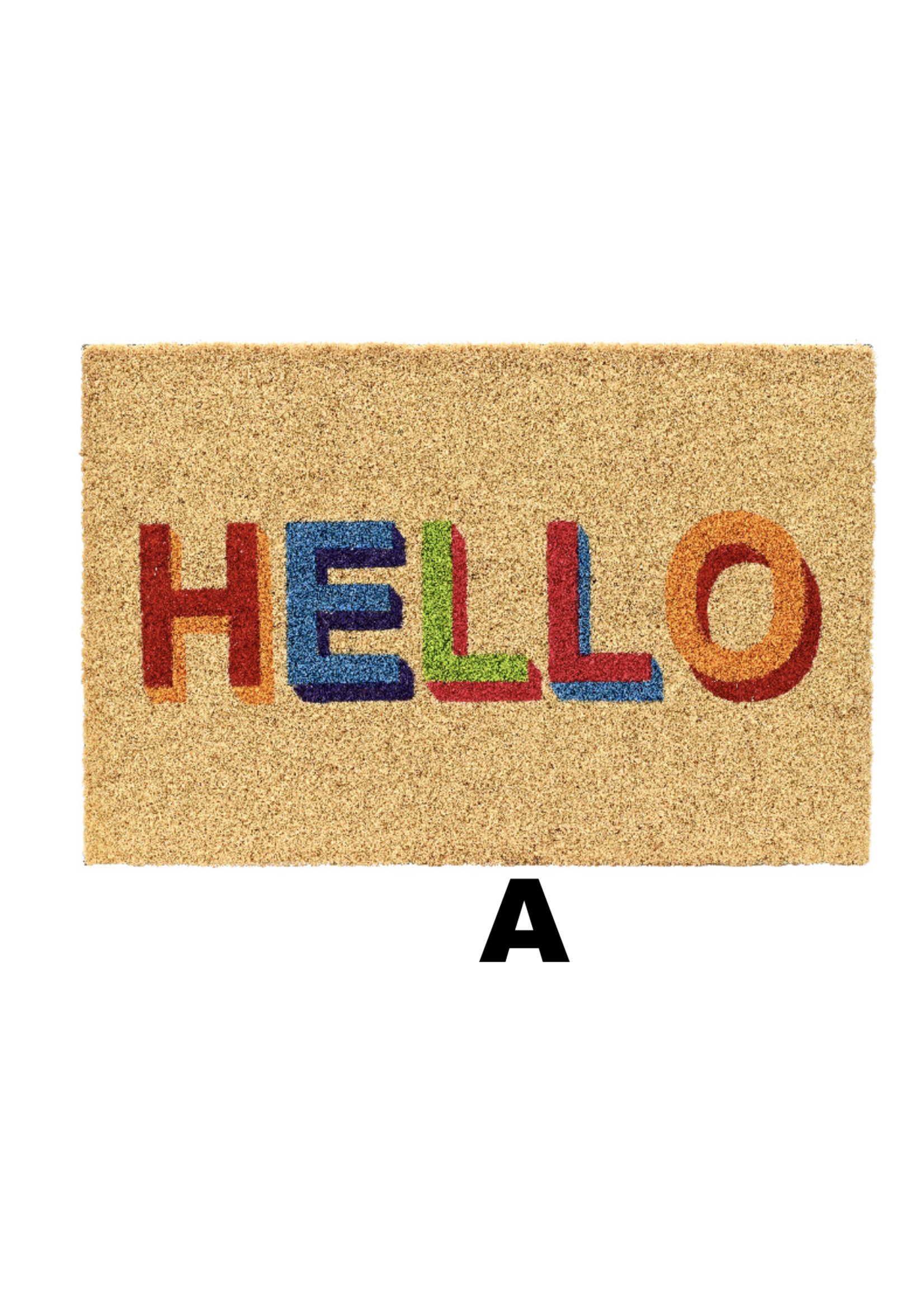 Decoris Hello / Home Coir Doormat 40x60cm