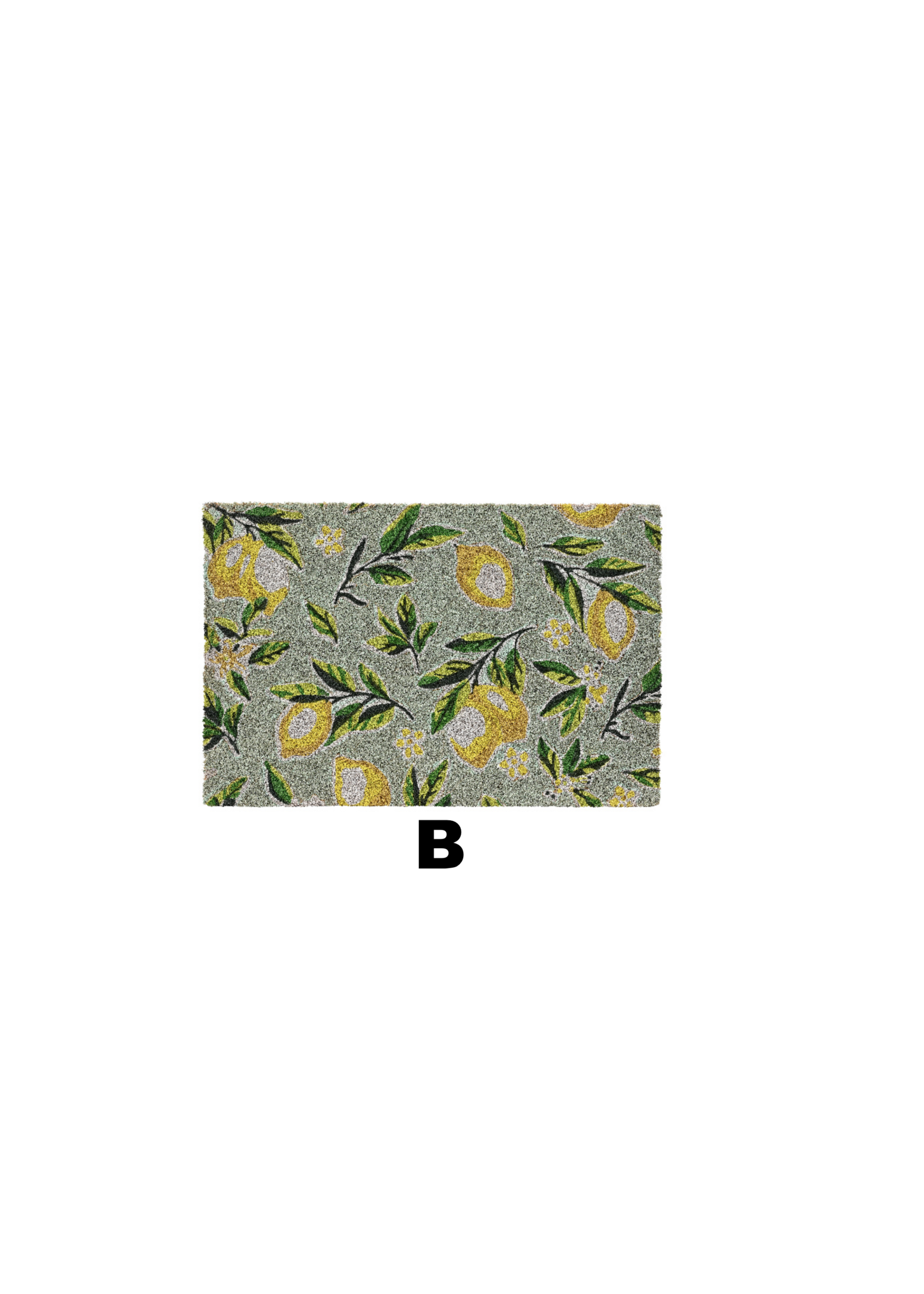 Decoris Lemon Doormat Coir 40x60cm