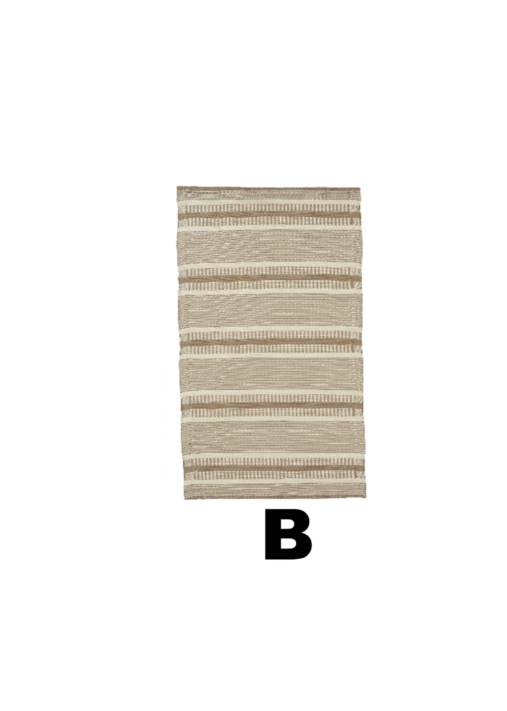 Decoris Outdoor Rug Mixed Patterned - Striped 150 x 90cm