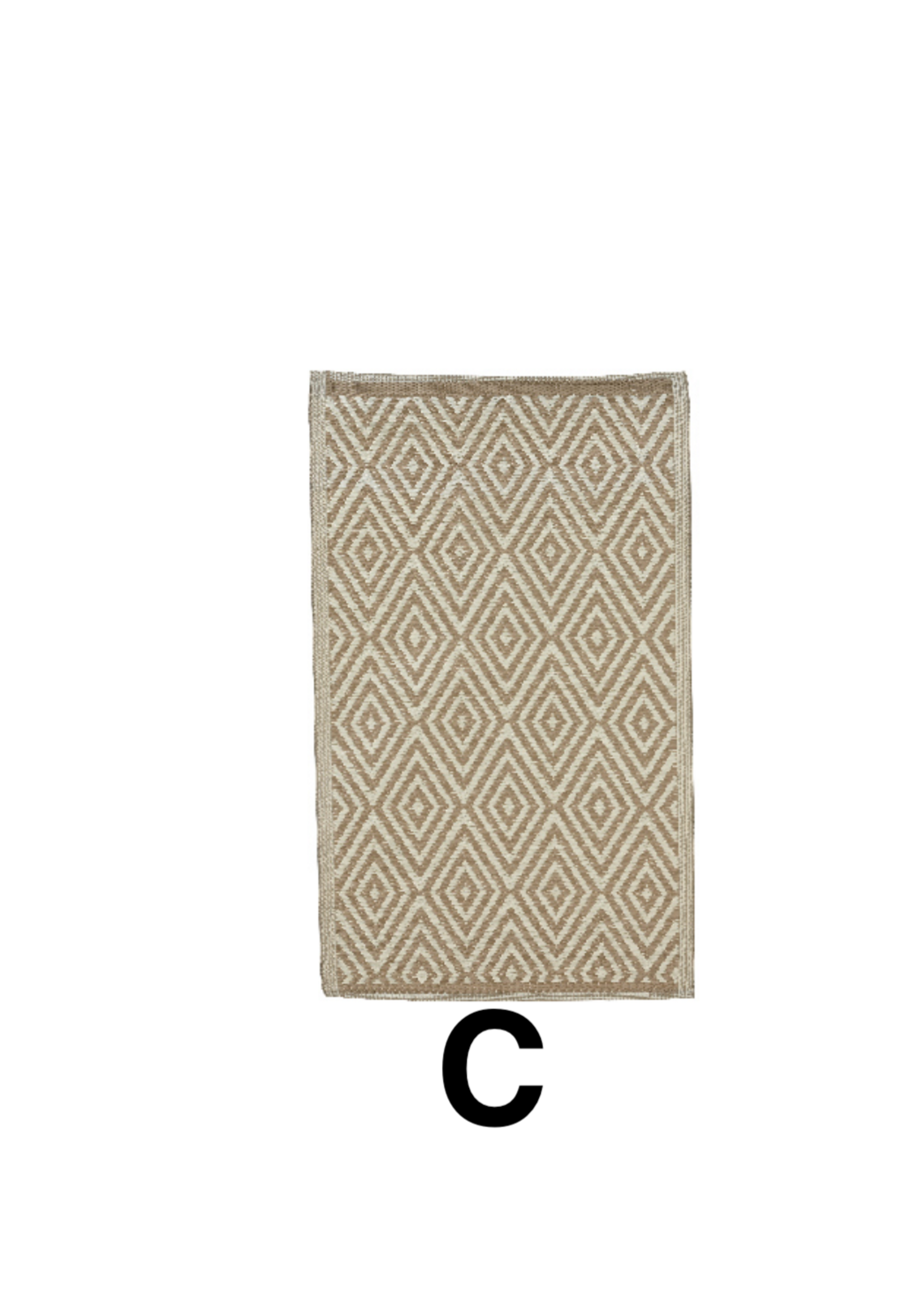 Decoris Outdoor Rug Mixed Patterned - Striped 150 x 90cm