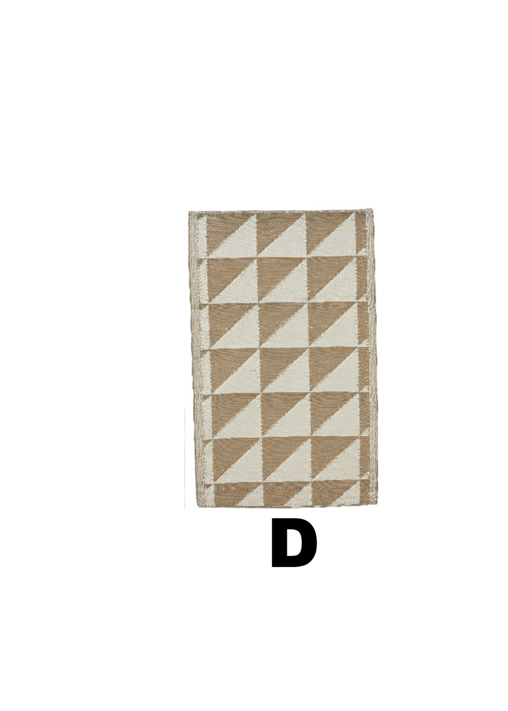 Decoris Outdoor Rug Mixed Patterned - Striped 150 x 90cm