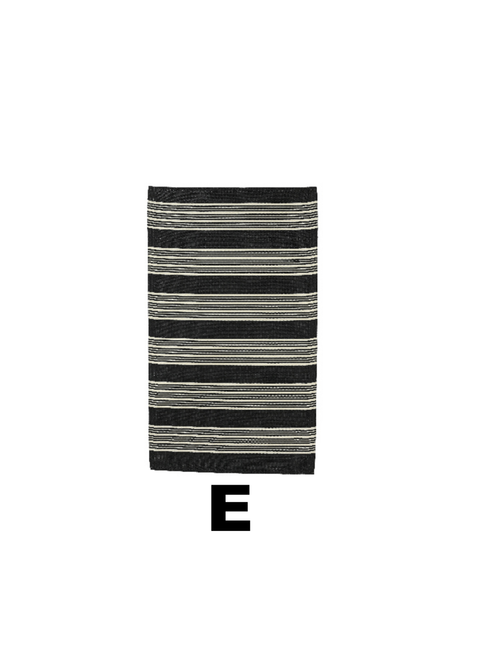Decoris Outdoor Rug Mixed Patterned - Striped 150 x 90cm