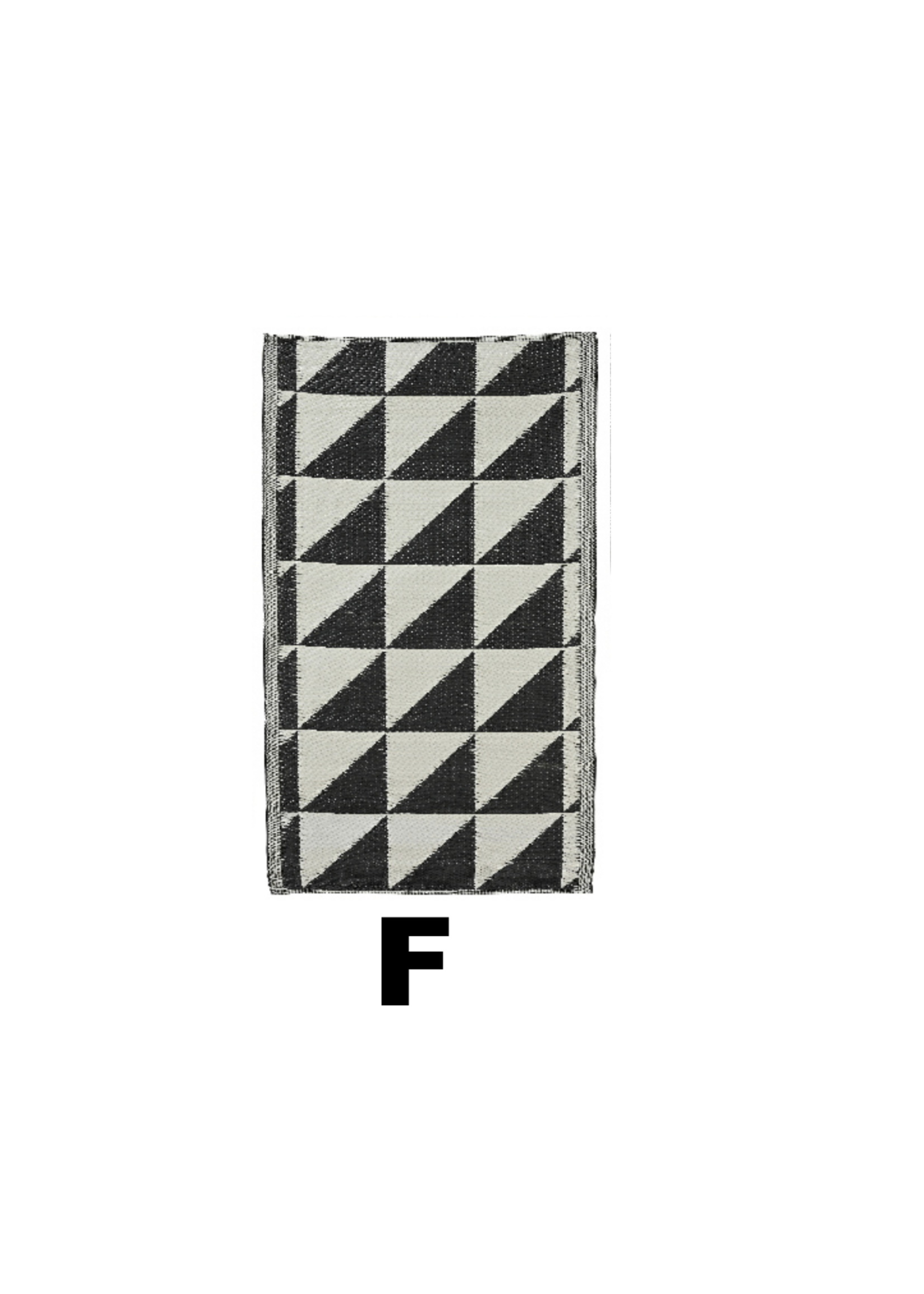 Decoris Outdoor Rug Mixed Patterned - Striped 150 x 90cm