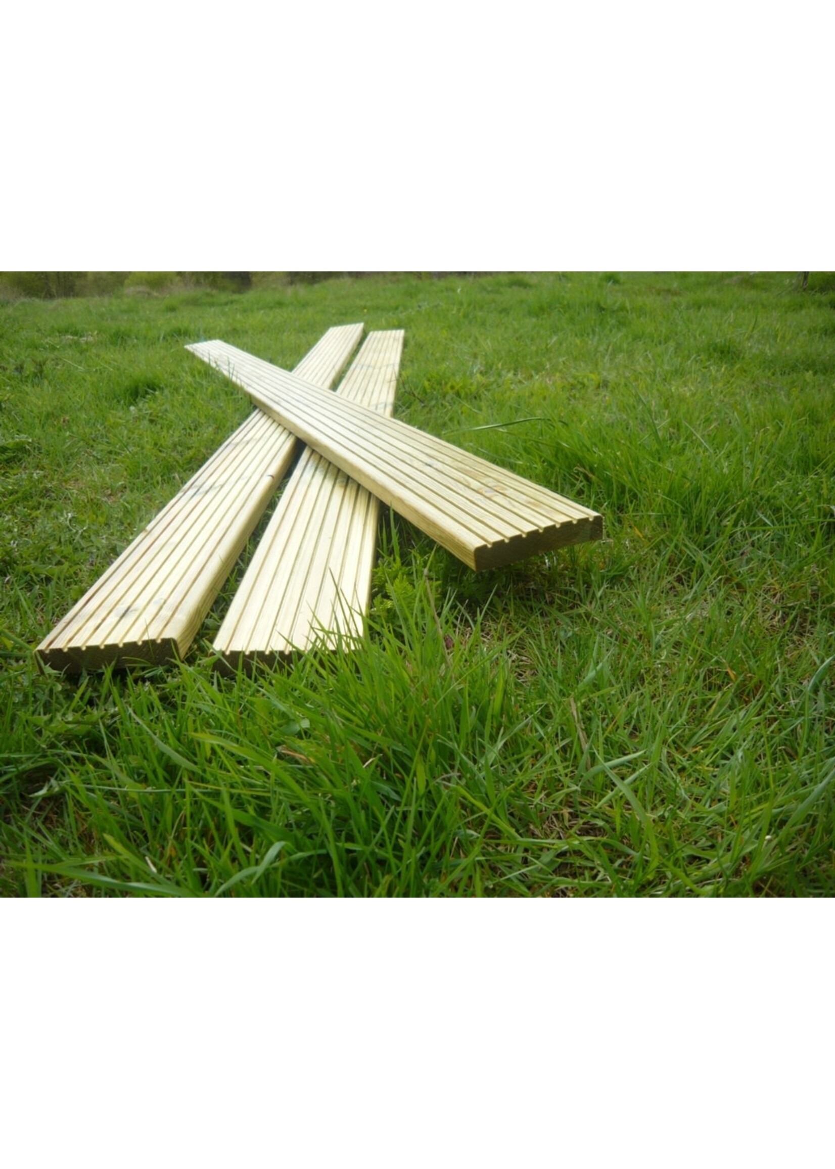 Pattern B Pattern B Decking Board (W)125mm (T)25mm (L)2.4m