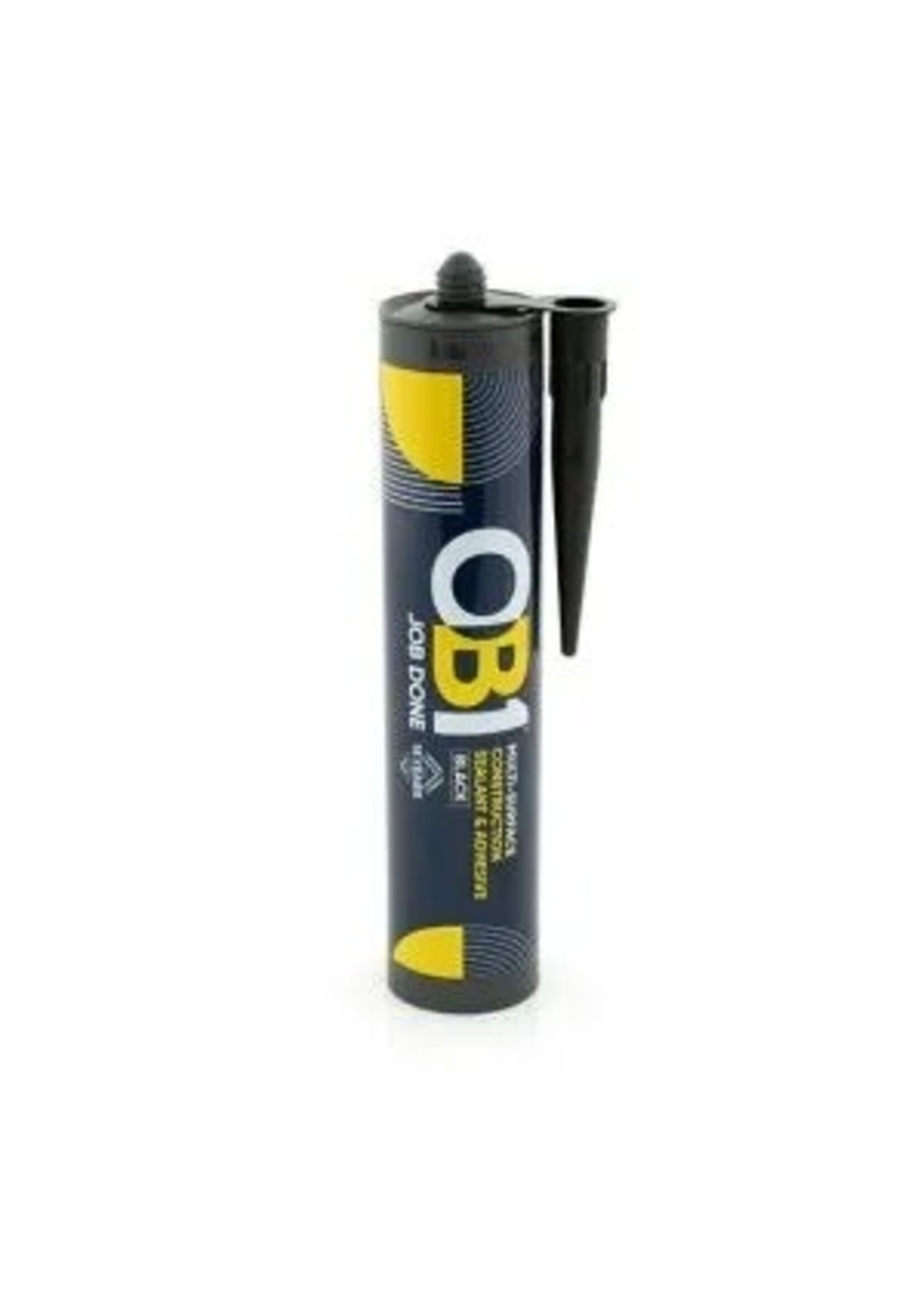 OB1 Construction Sealant & Adhesive Black 290ml