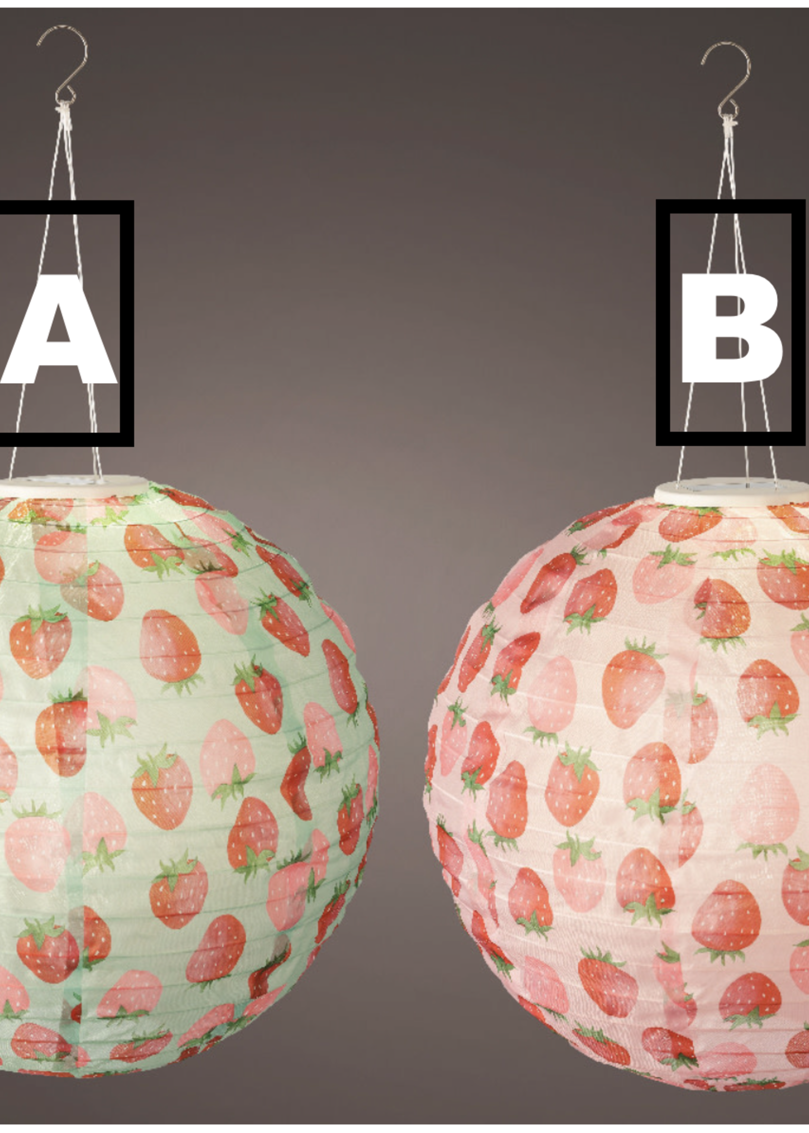 Lumineo Solar Strawberry Lantern (Price is for one)