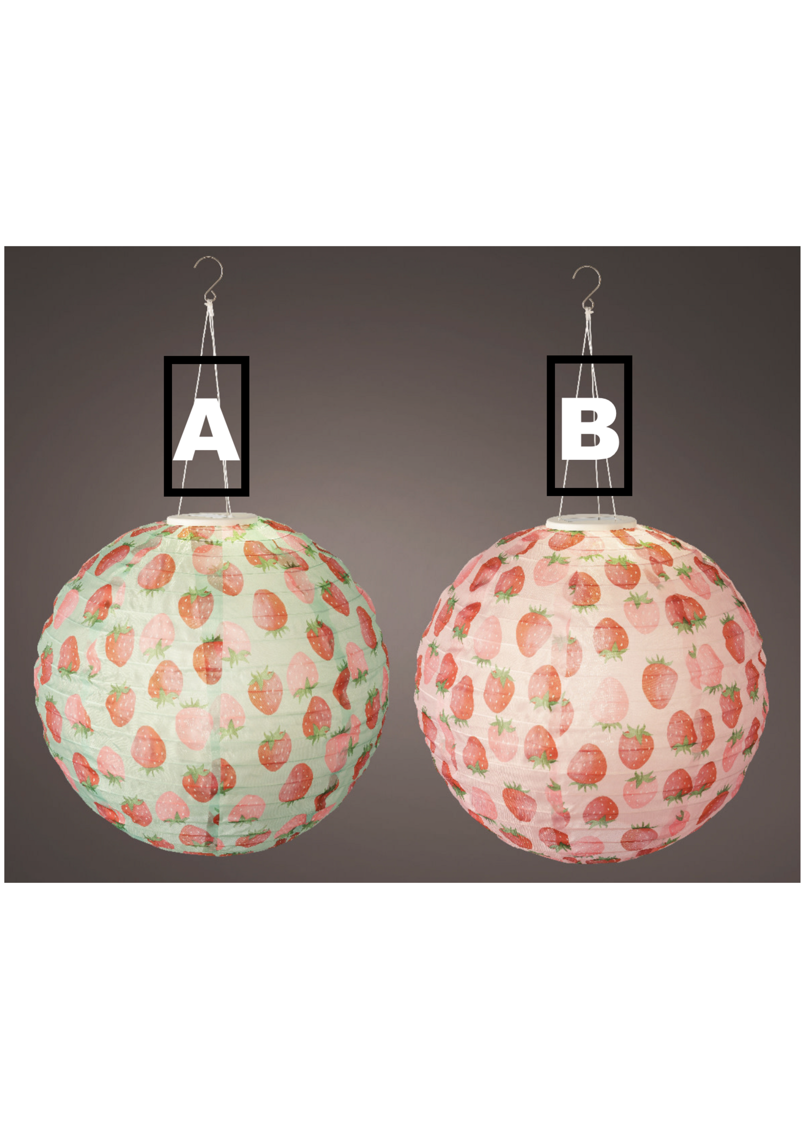 Lumineo Solar Strawberry Lantern (Price is for one)