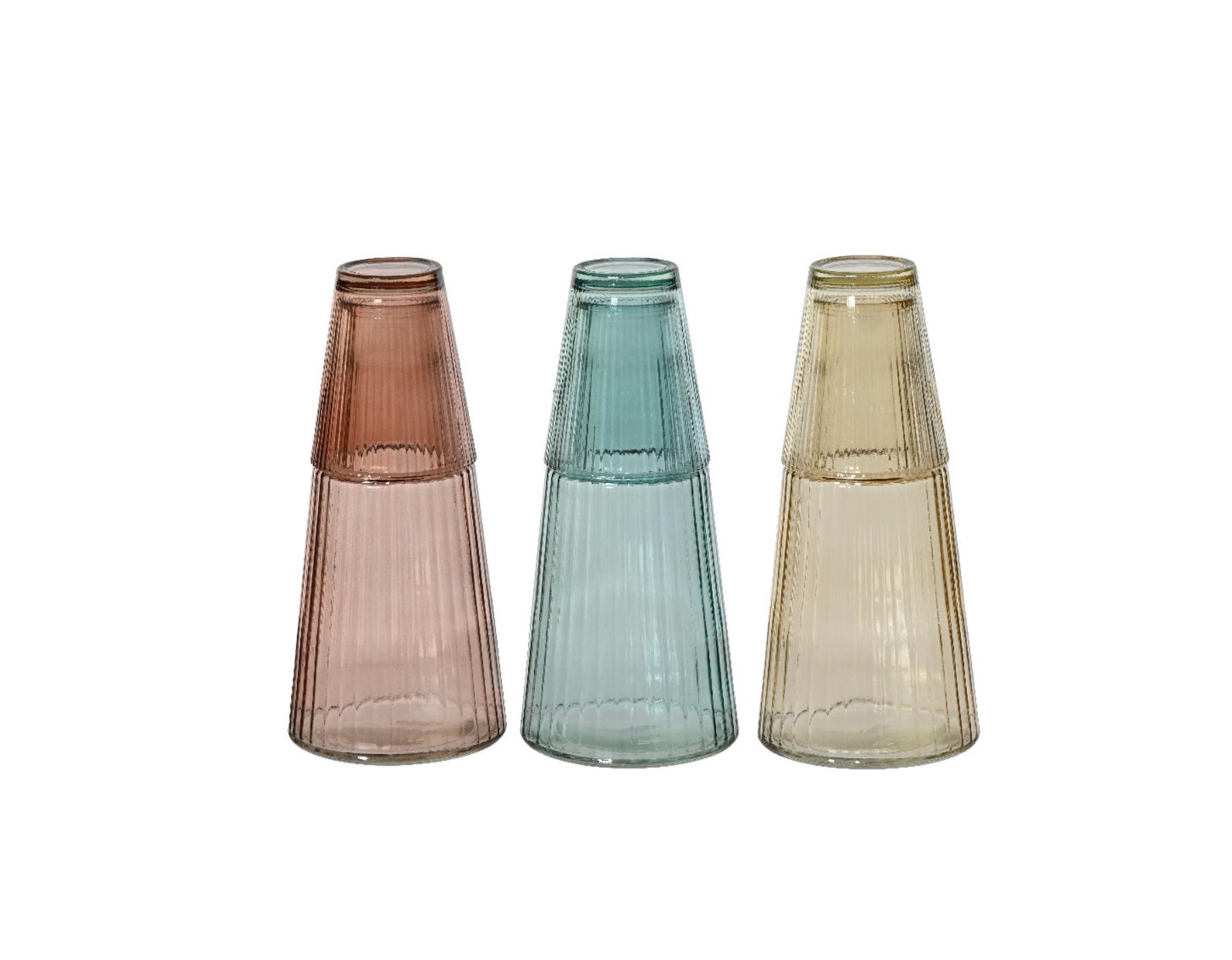 Ribbed Carafe - Clock’s Home and Garden