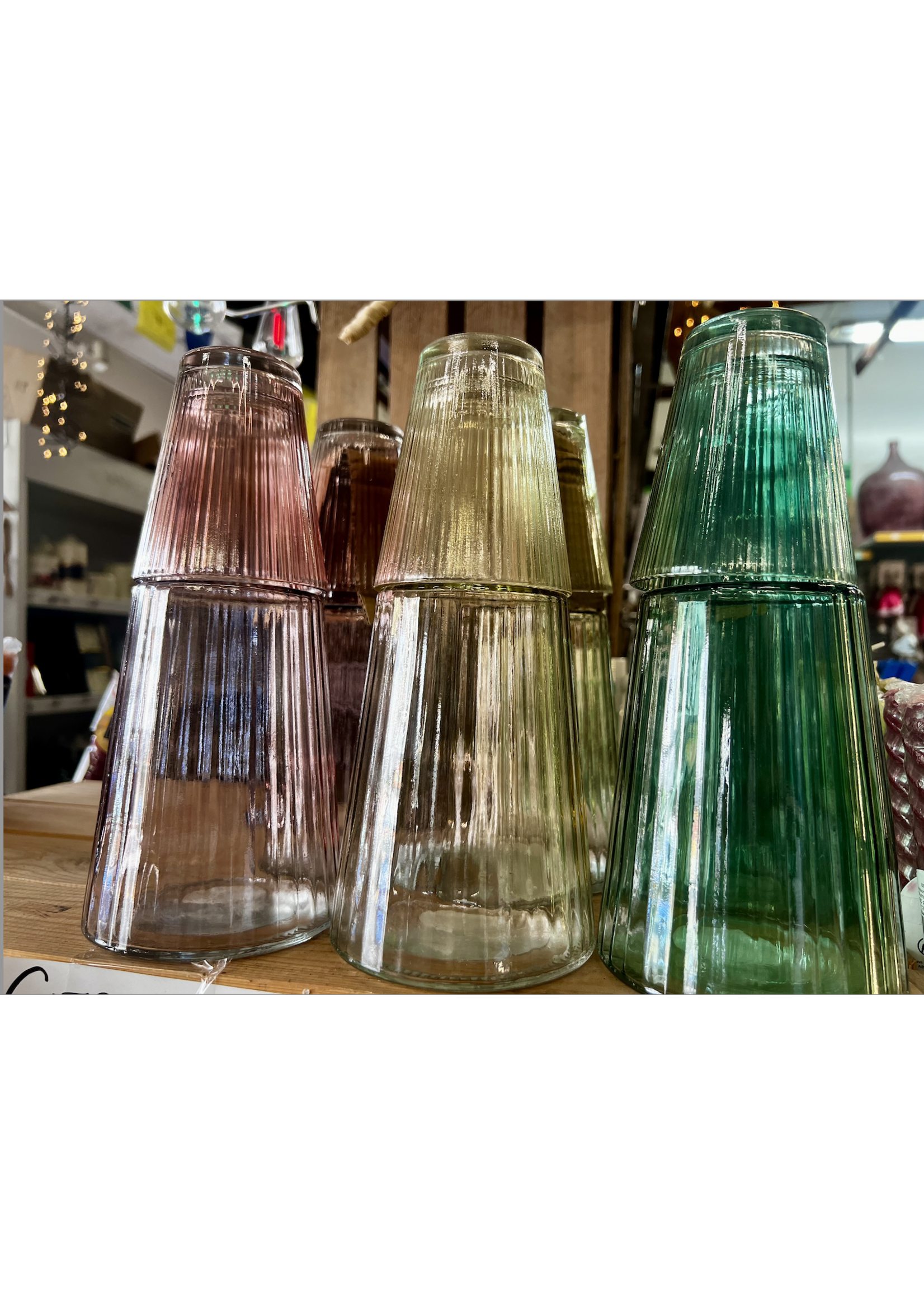 Decoris Ribbed Carafe