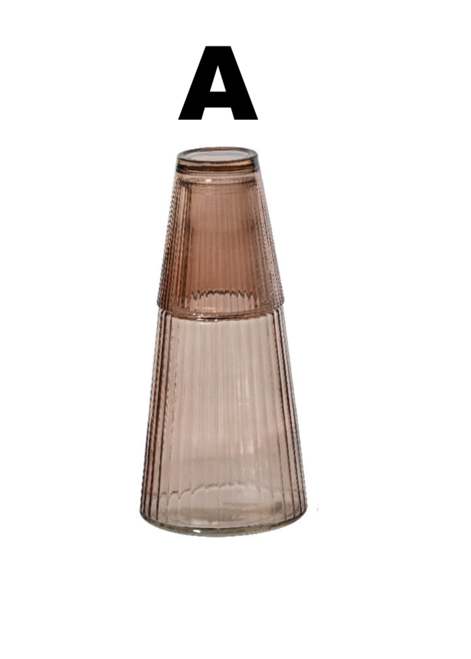 Decoris Ribbed Carafe