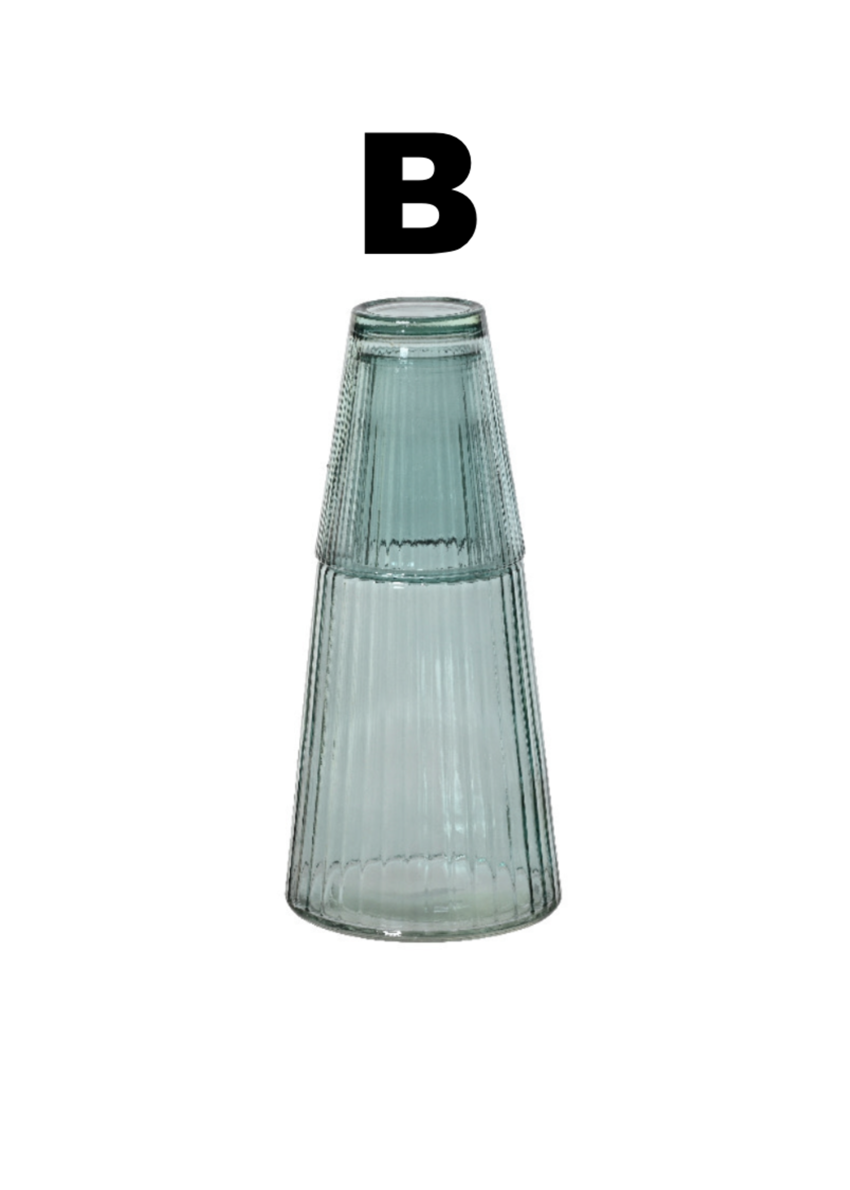 Decoris Ribbed Carafe