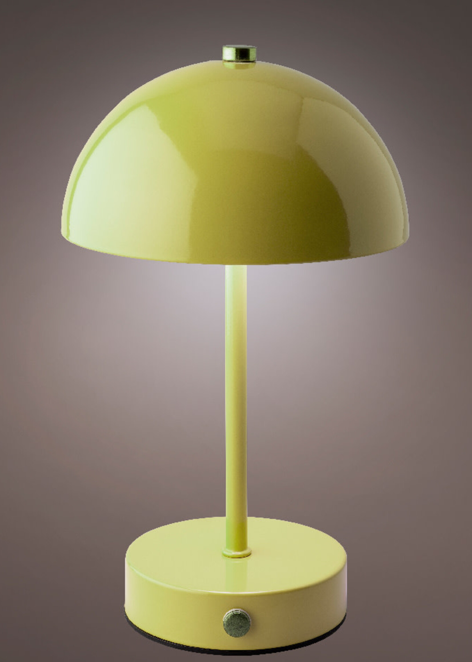 Lumineo Rechargeable Green Metal Table Lamp -  Indoor