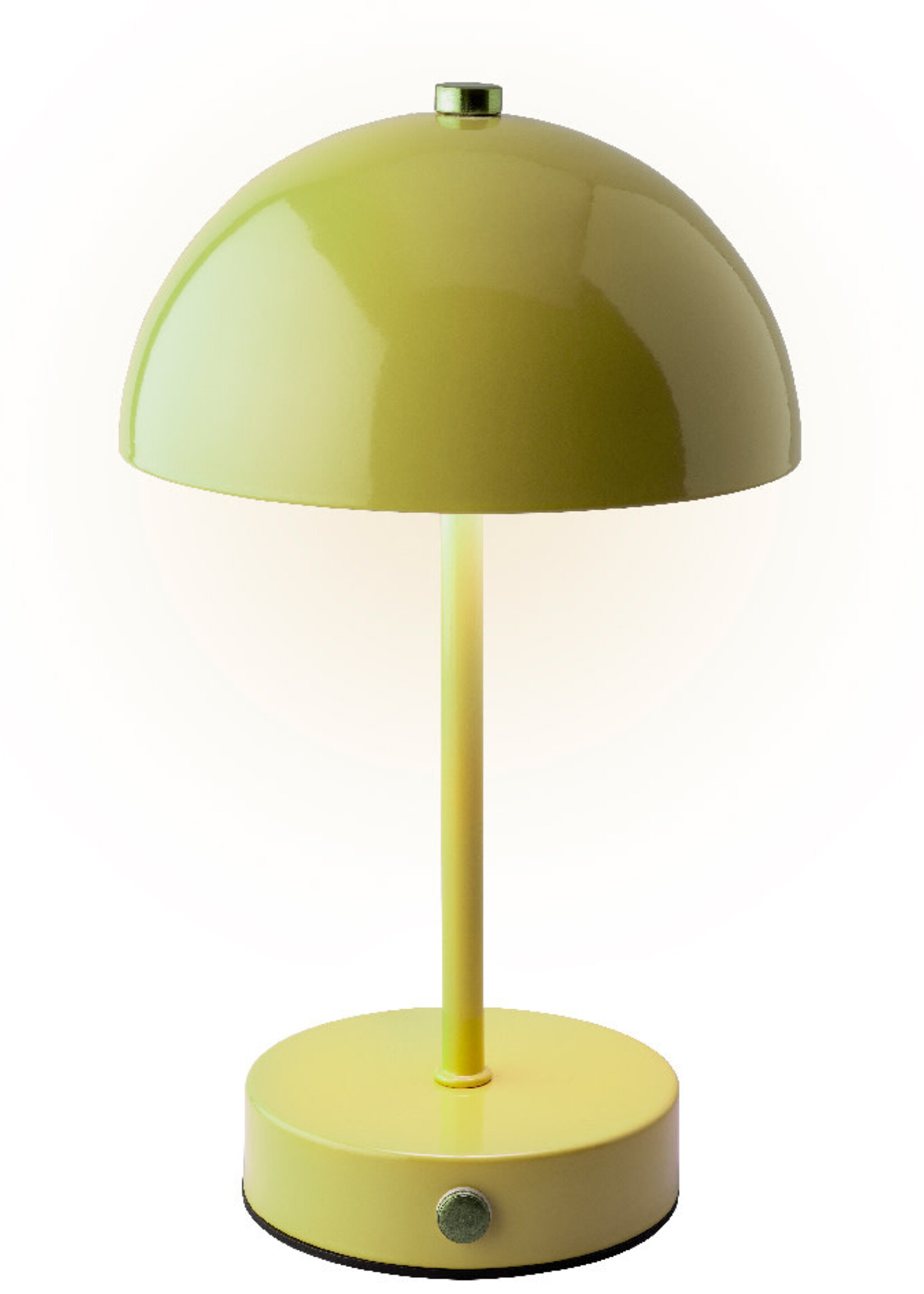Lumineo Rechargeable Green Metal Table Lamp -  Indoor