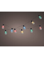 Lumineo Solar Multi Coloured String Garden 10 LED Lights