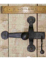 Cottingham Collection Door Latch Hand forged 6” Black Waxed