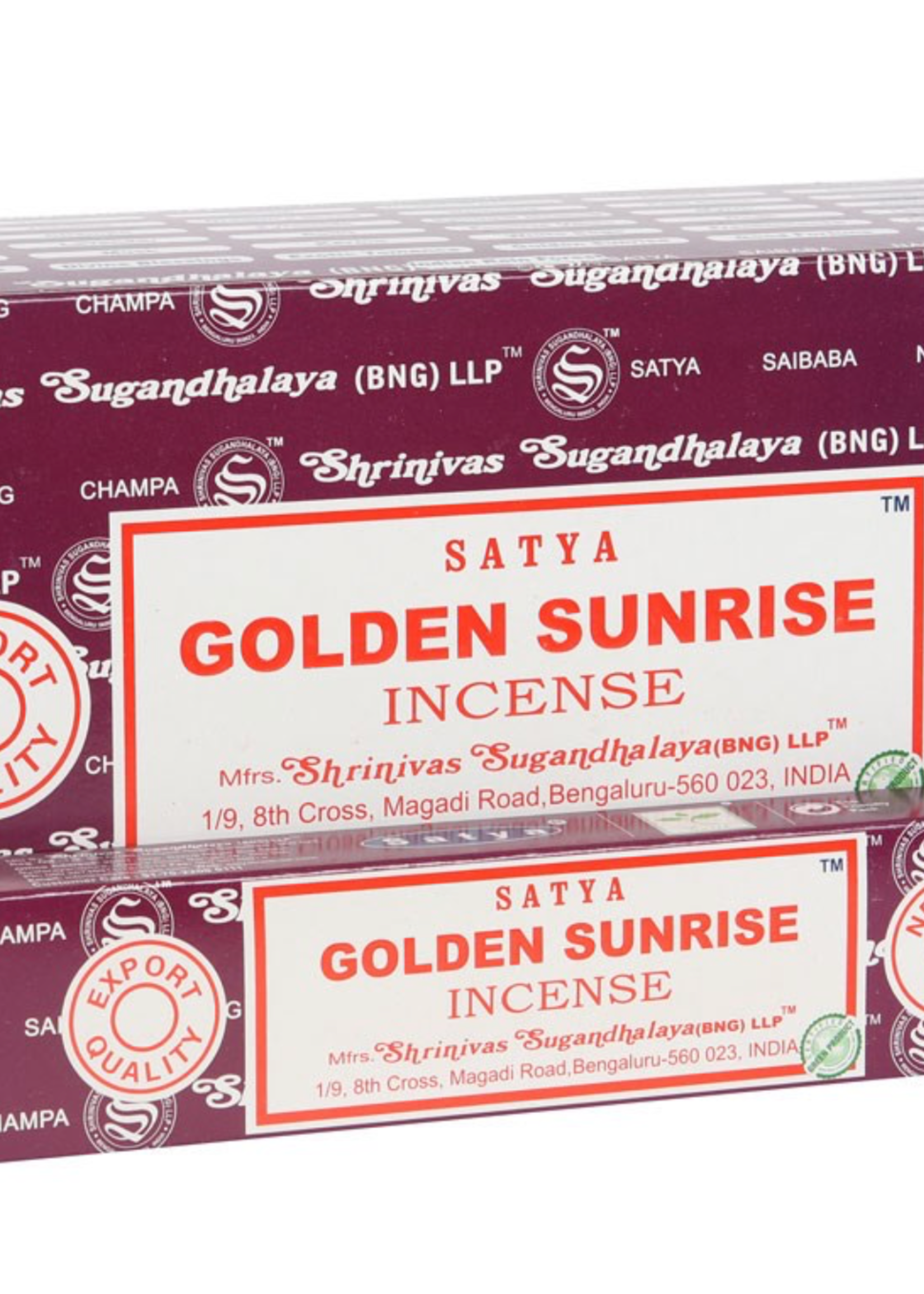 Satya Golden Sunrise Incense