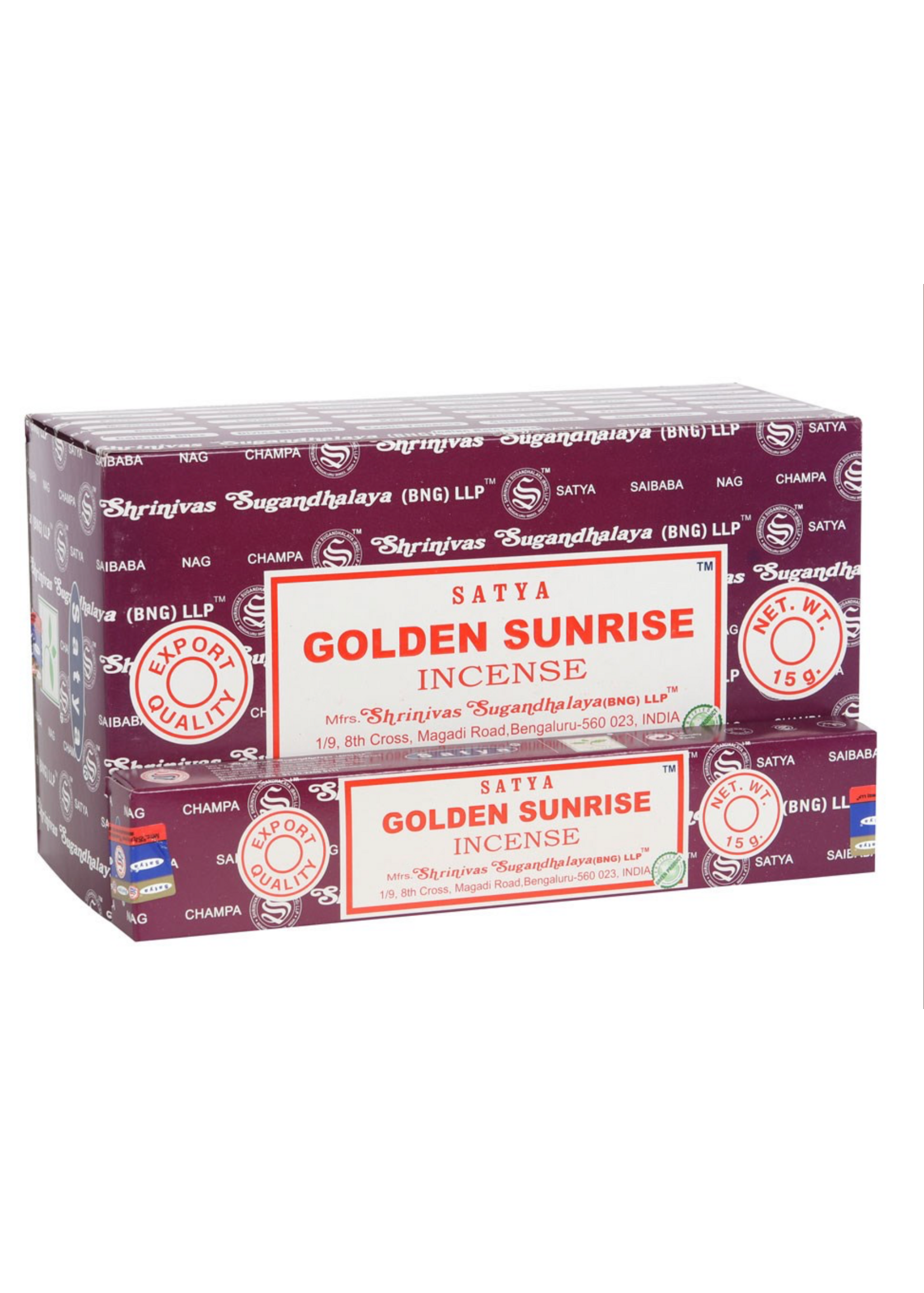 Satya Golden Sunrise Incense